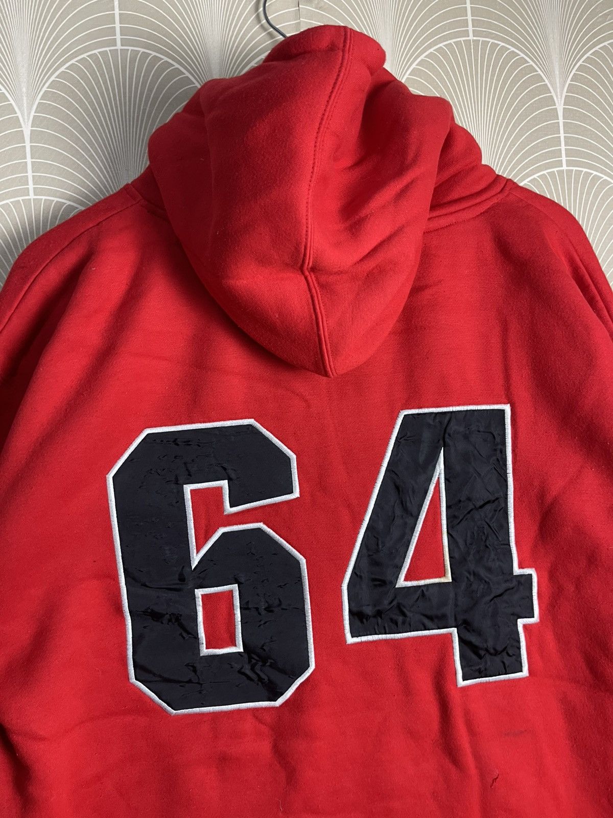 Japanese Brand × Vintage VINTAGE Y2K FB COUNTY HOODIE RED COLOUR Size US L / EU 52-54 / 3 - 14 Thumbnail