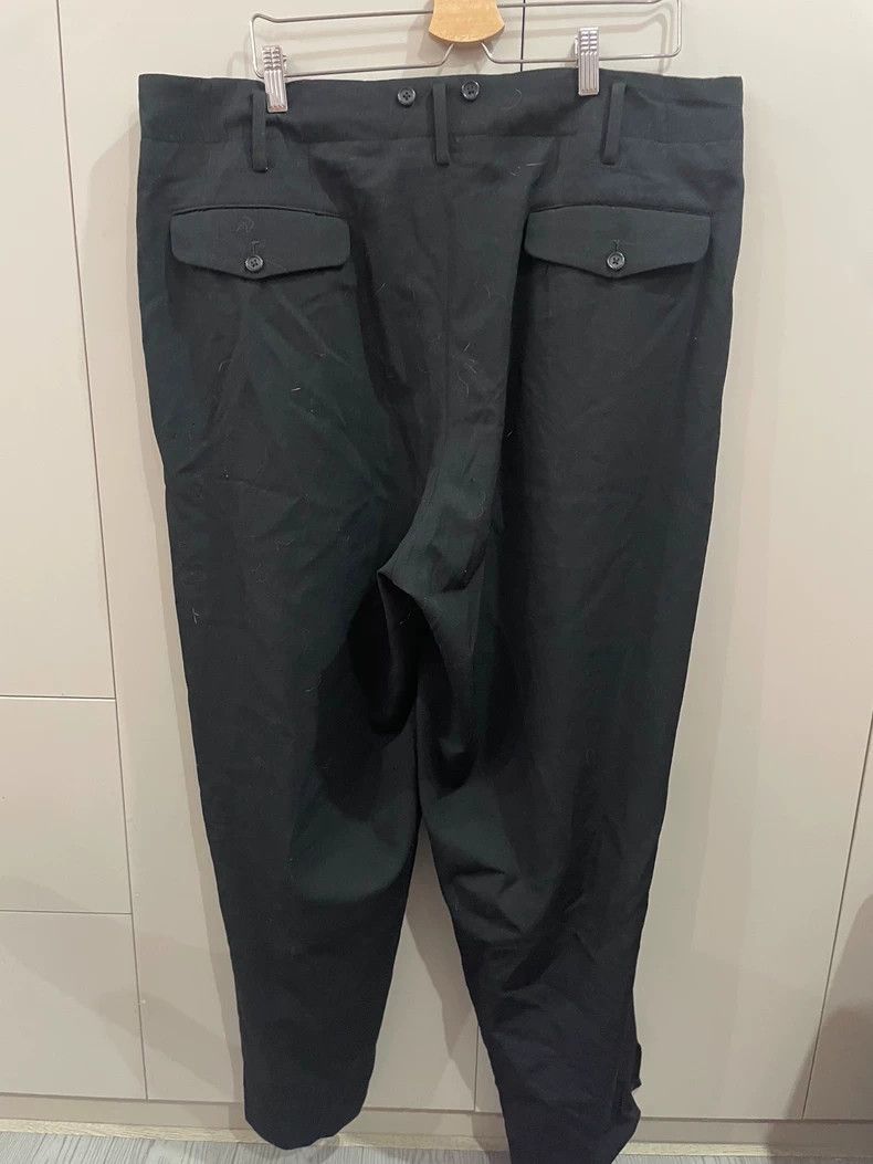 Yohji Yamamoto Yohji Yamamoto size s 93aw Reggae Wide-Leg High-Waist Wool Size US 28 / EU 44 - 2 Thumbnail