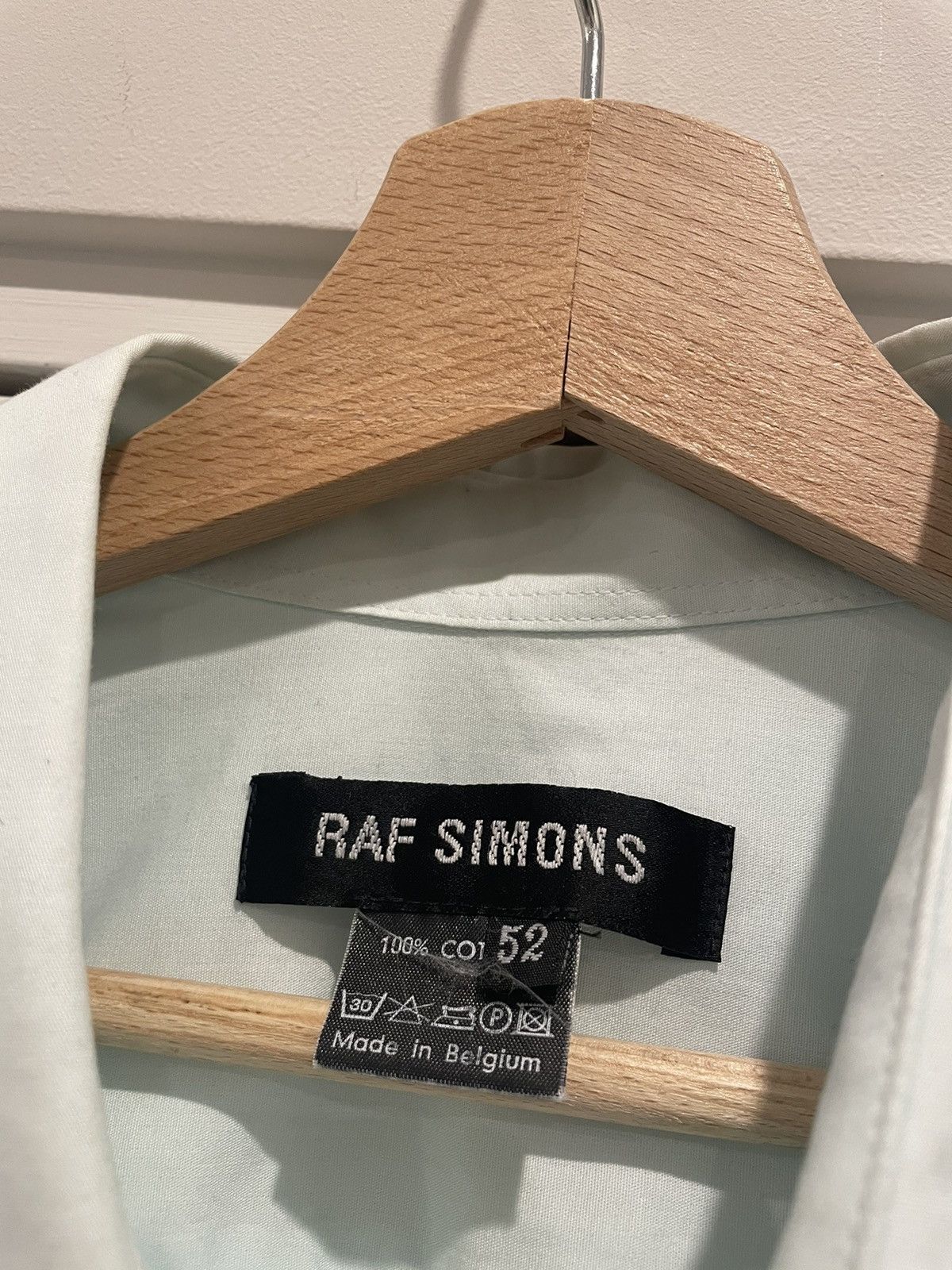 Raf Simons 1990s Anatomical Pleated Military Cotton Shirt Size US L / EU 52-54 / 3 - 2 Thumbnail