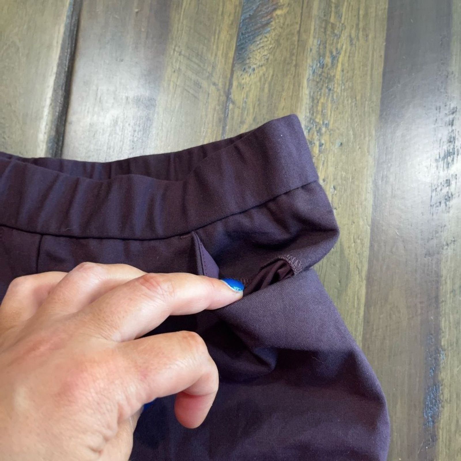 Vintage J. Jill Essential Ponte Slim-Leg Pants Plum - Size XS Size 24" / US 00 / IT 34 - 8 Thumbnail