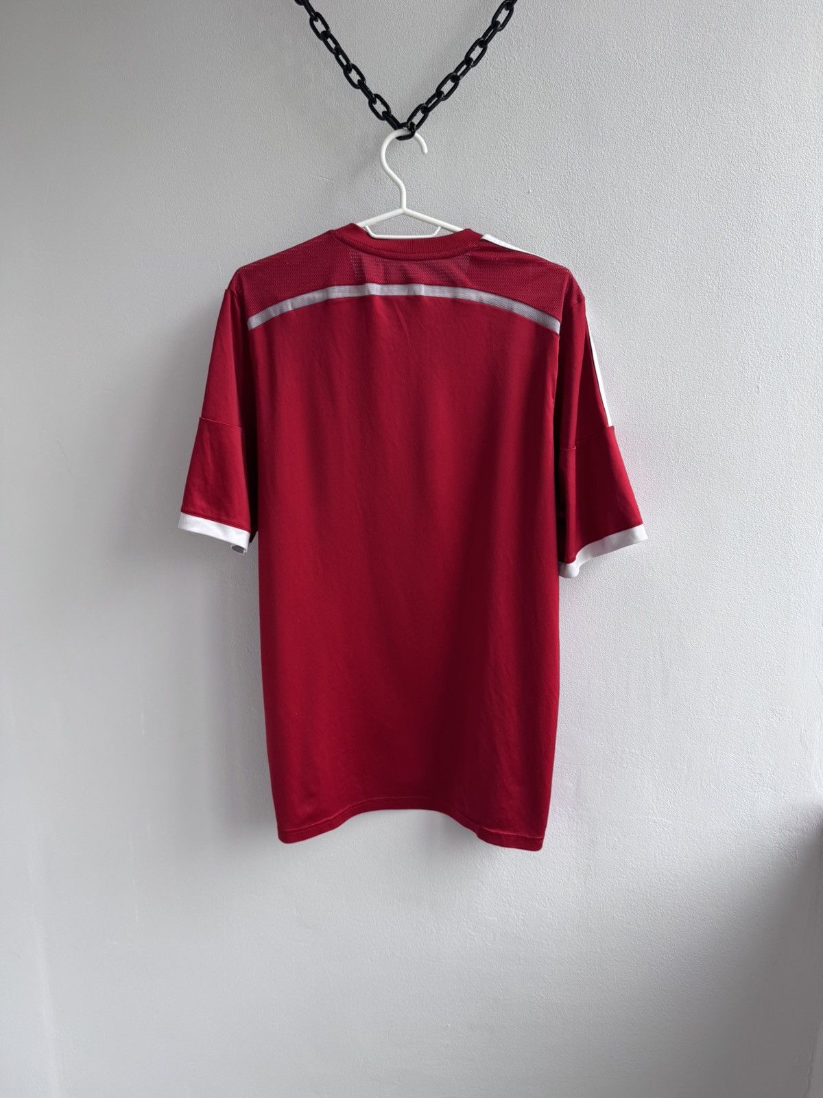 Adidas WALES NATIONAL TEAM 2013 2014 FOOTBALL SHIRT SOCCER JERSEY Size US L / EU 52-54 / 3 - 12 Thumbnail