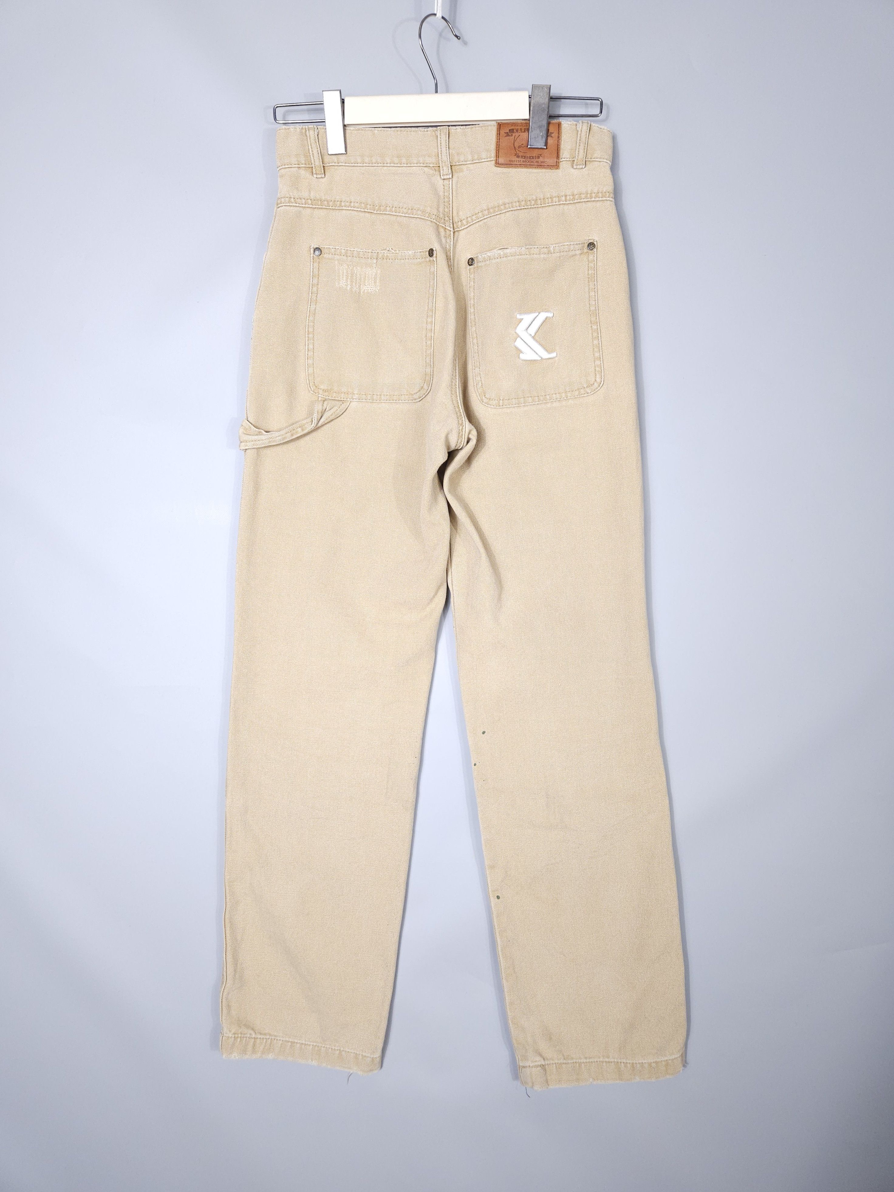 Karl Kani Karl Kani Duck Pants Canvas Painted Distress S(W28 L30,5) Size US 28 / EU 44 - 4 Thumbnail