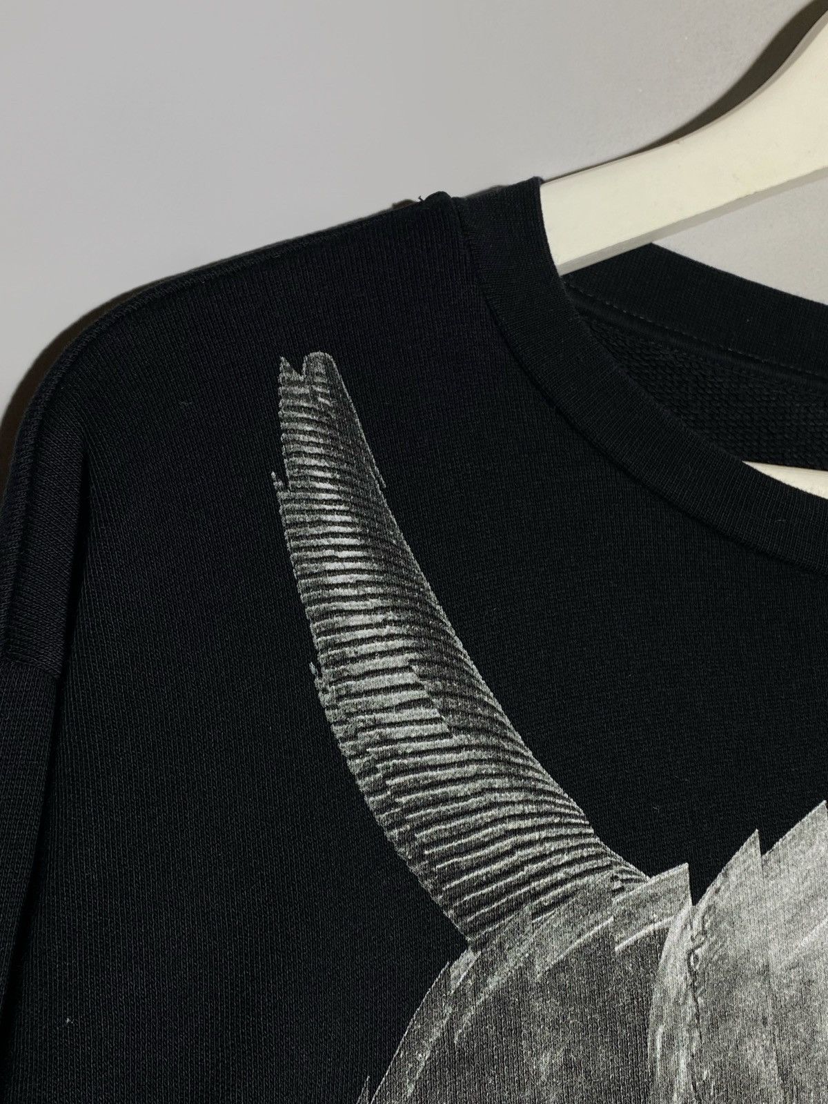 Marcelo Burlon Marcelo Burlon authentic black skull logo print sweatshirt Size US XL / EU 56 / 4 - 6 Thumbnail