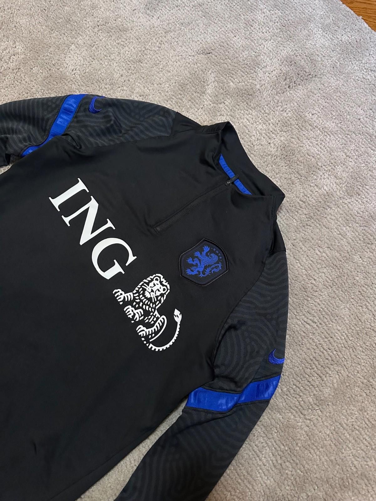Nike HOLLAND NETHERLANDS NIKE FOOTBALL TRAINING LONGSLEEVE TOP Size US L / EU 52-54 / 3 - 4 Thumbnail