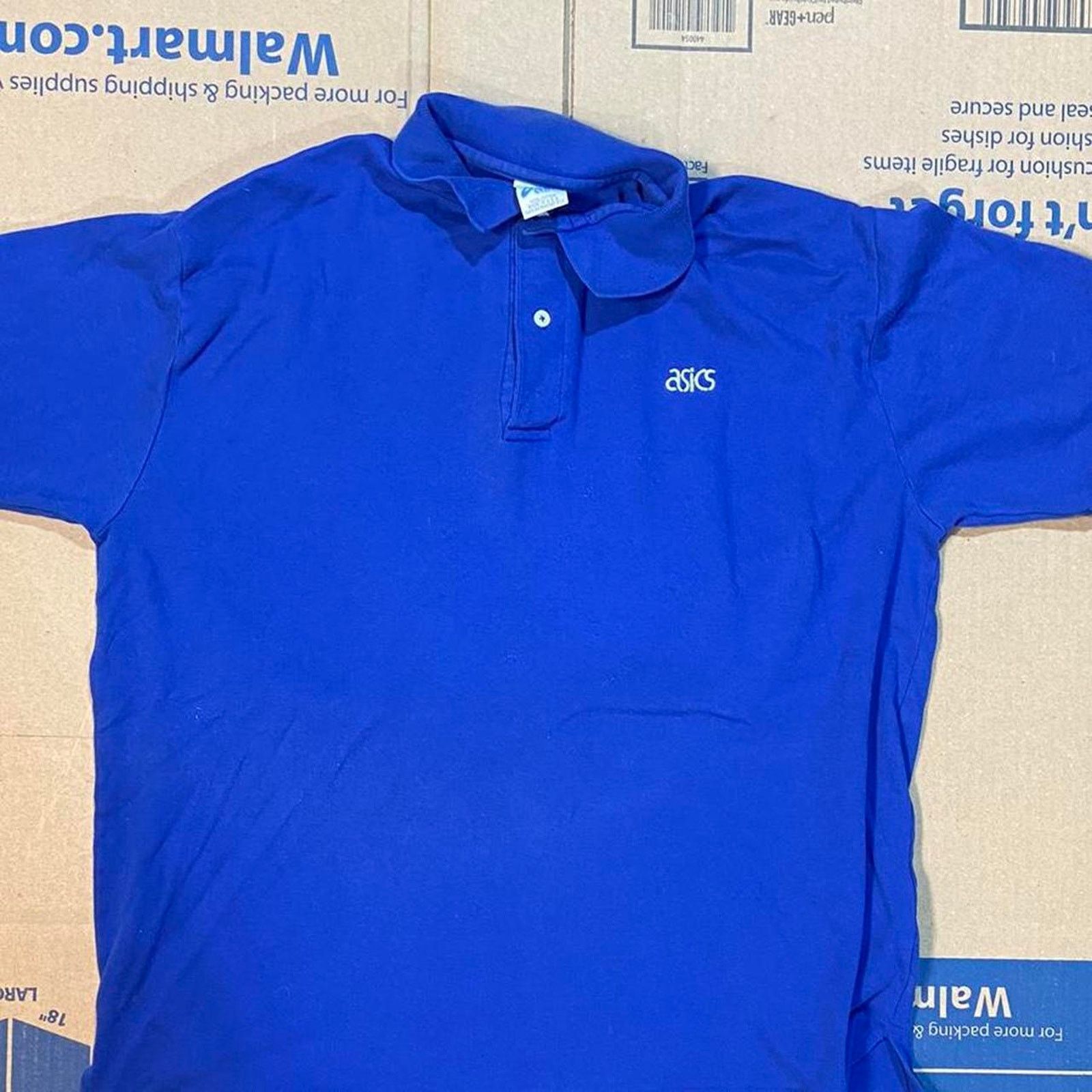 Asics Asics shoes embroidered polo Size US XL / EU 56 / 4 - 4 Thumbnail