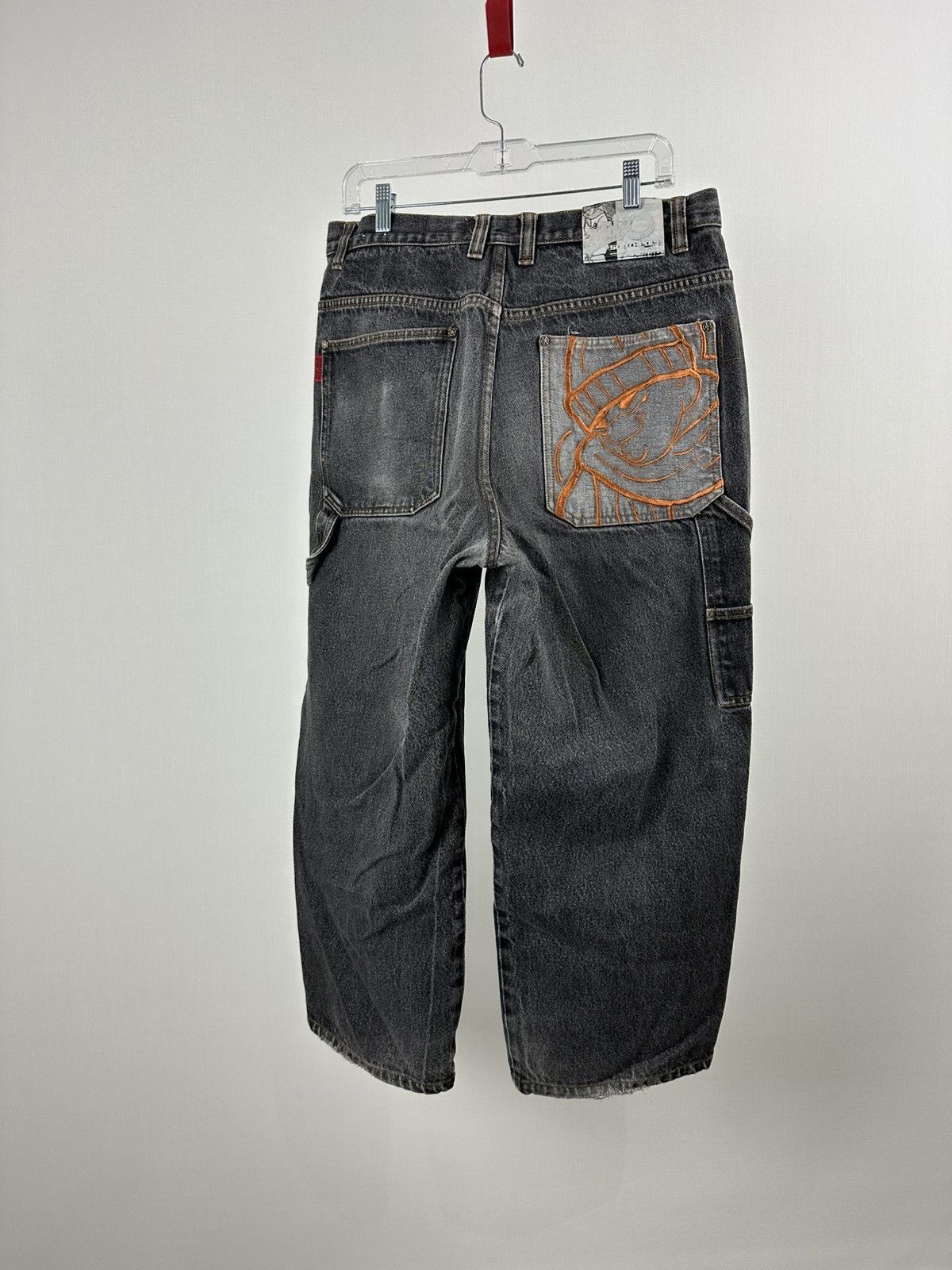 Southpole VTG Y2K Southpole Jeans Mens 38x29 Blue Baggy Acid Wash Moto Size US 38 / EU 54 - 4 Thumbnail
