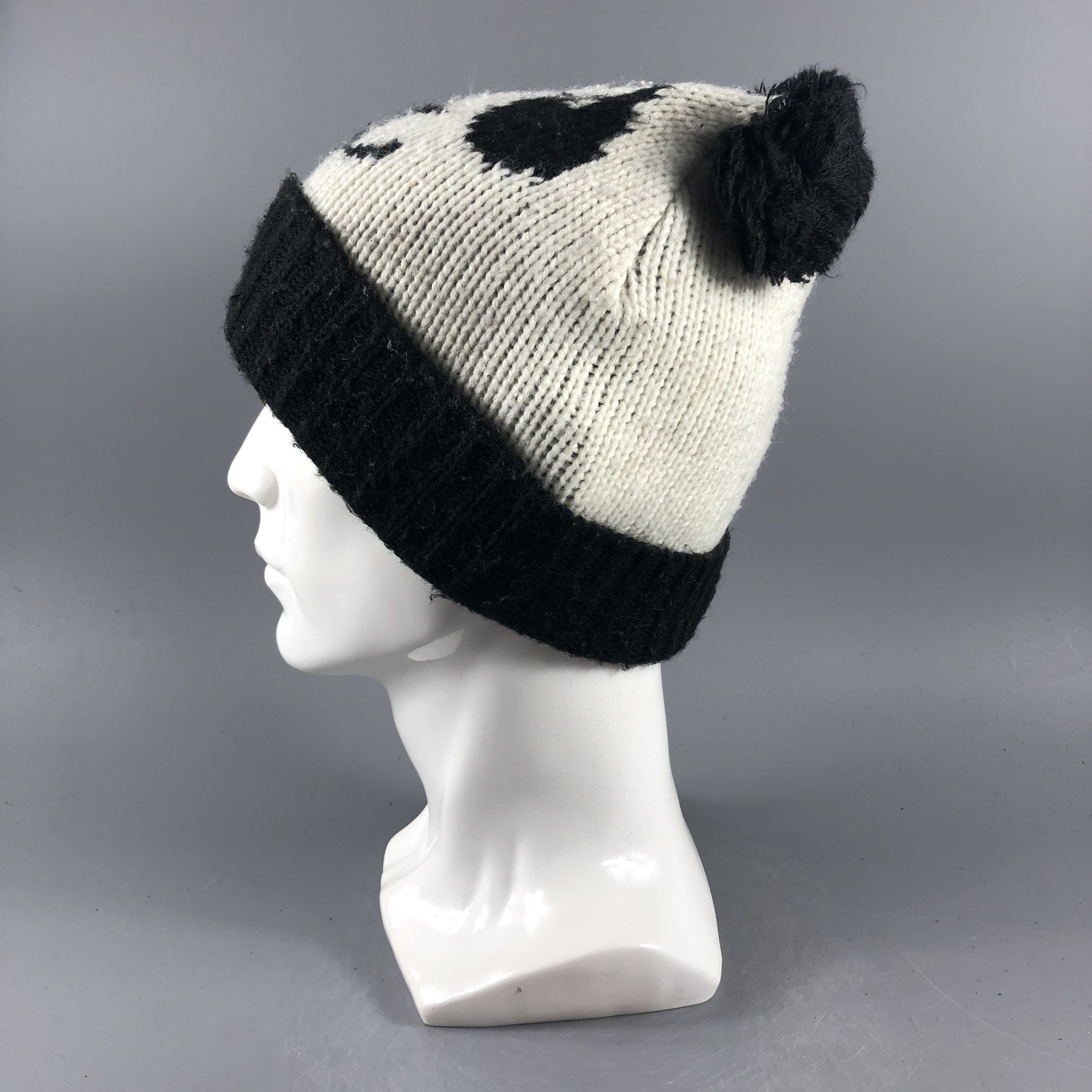 Japanese Brand × Vintage Panda Face Beanie Snow Hat Snow Cap -D048 Size ONE SIZE - 1 Thumbnail