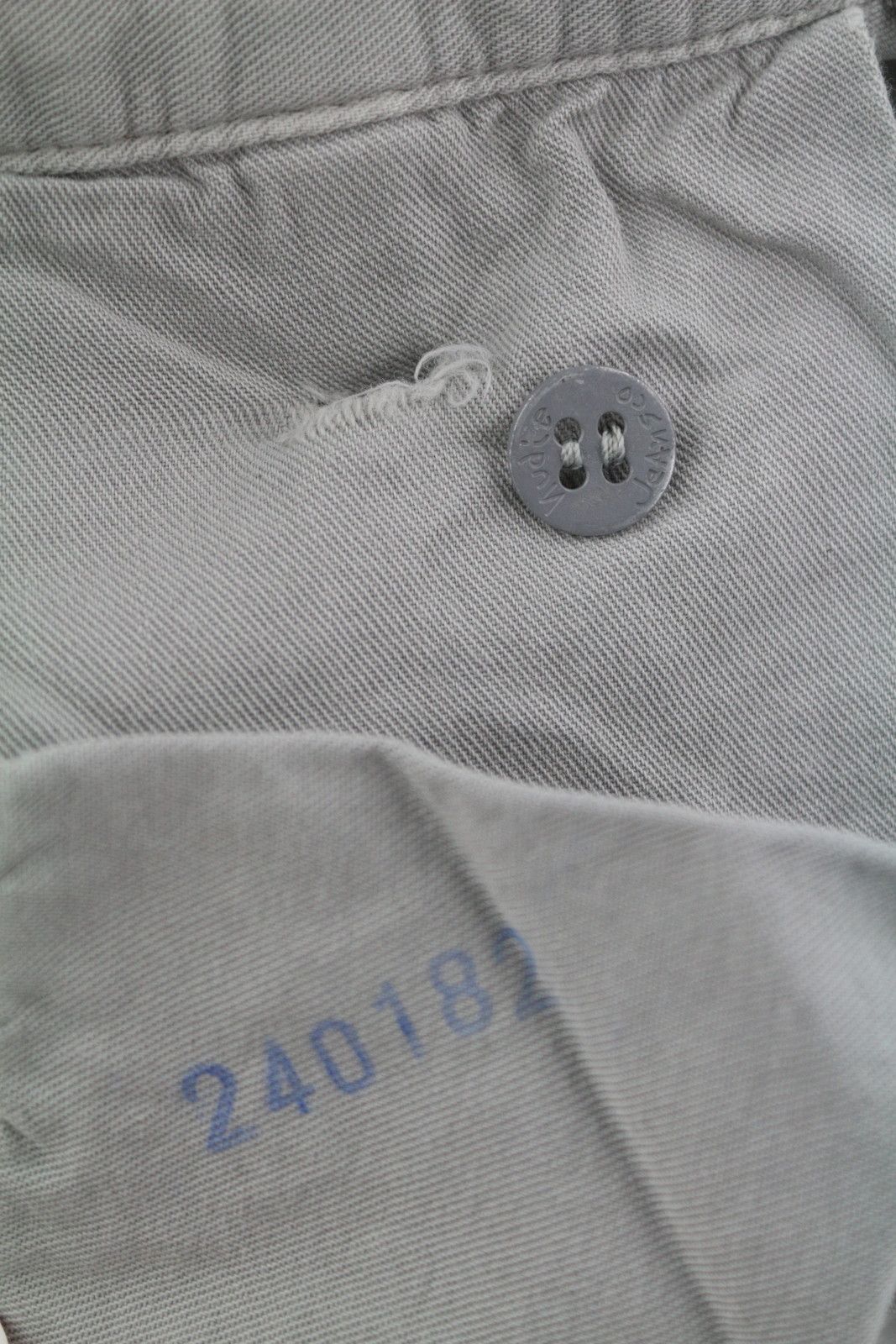 Nudie Jeans KHAKI REGULAR W32/L34 Grey Moon Dust Chino Trousers 86112 Size US 32 / EU 48 - 9 Thumbnail