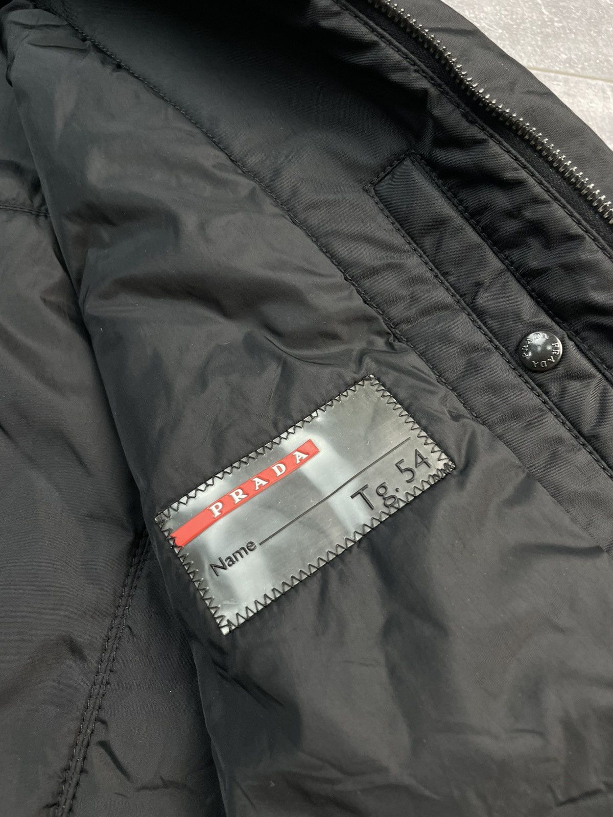 Prada Prada Shearling Collar Flight Jacket Black Tab Size US L / EU 52-54 / 3 - 14 Thumbnail