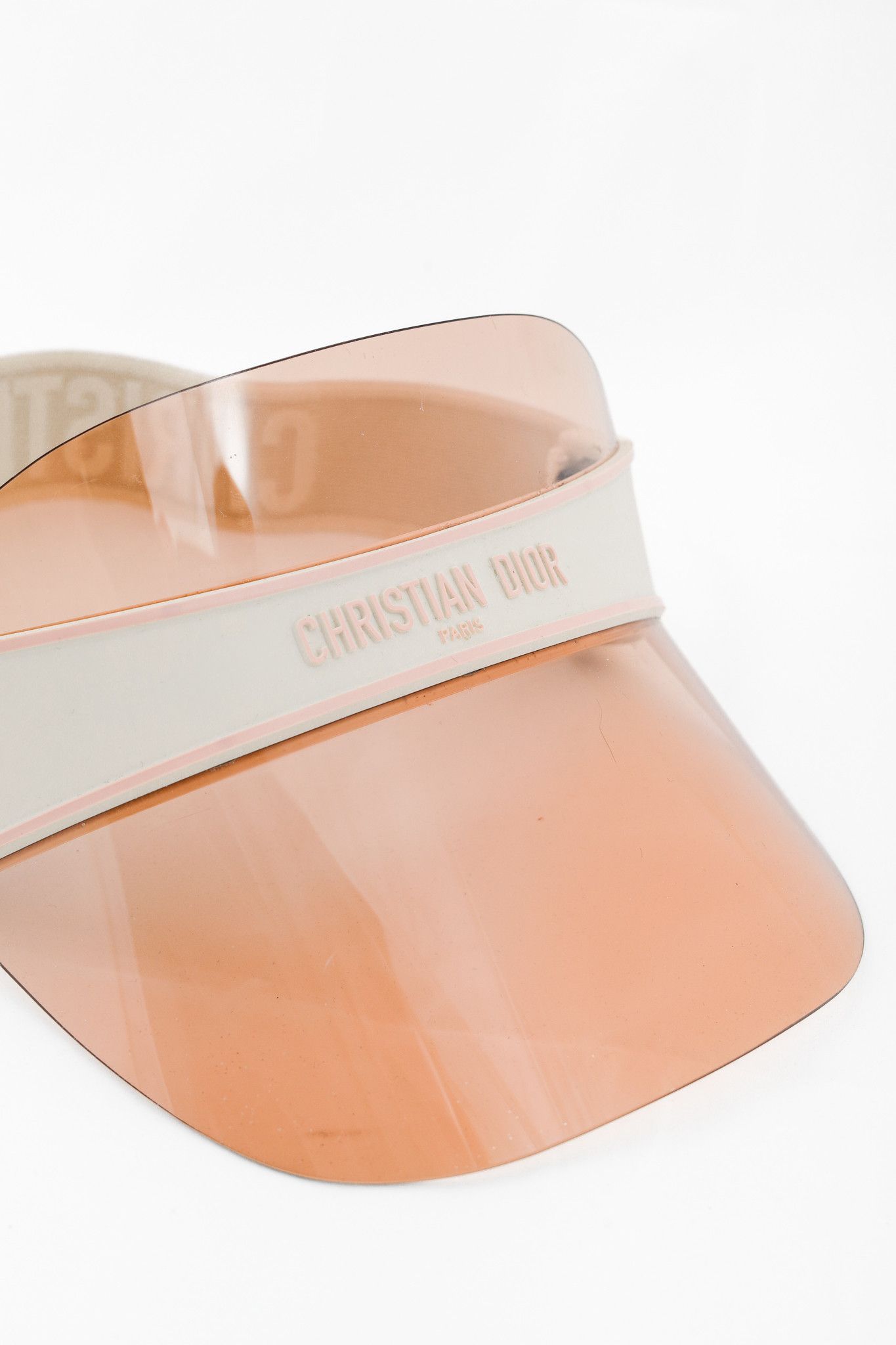 Dior Christian Dior DiorClub V1U Perspex & Jacquard Visor Size ONE SIZE - 2 Thumbnail