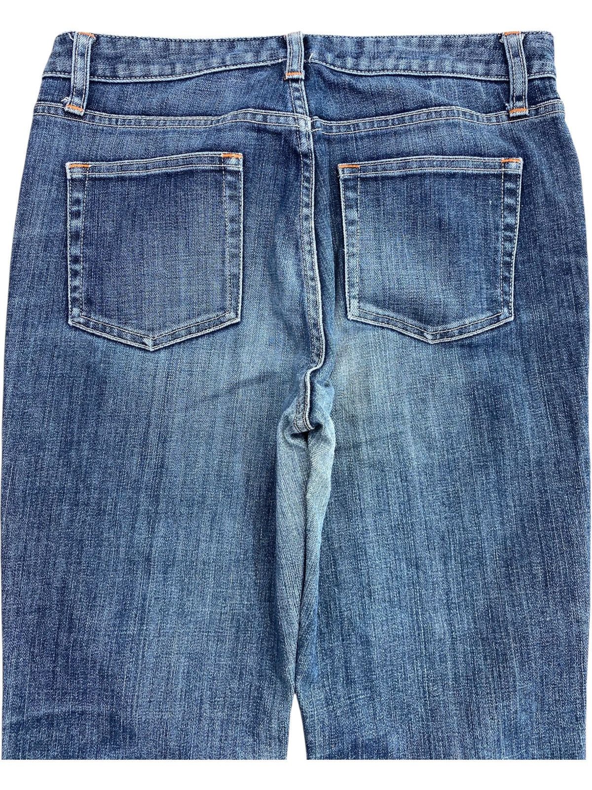 POST ARCHIVE FACTION (PAF) UNIQLO Brand Whiskers Faded Wash Style Flare Jeans Size US 30 / EU 46 - 4 Thumbnail