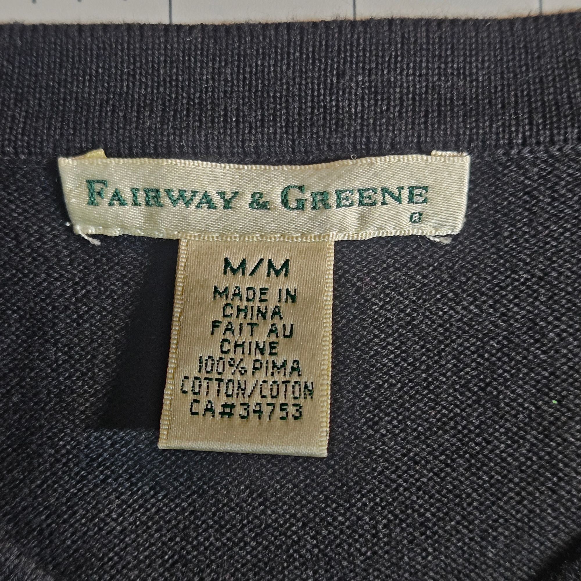 Other Fairway & Greene Women’s Argyle M Pima Cotton Cardigan Black Size M / US 6-8 / IT 42-44 - 5 Thumbnail