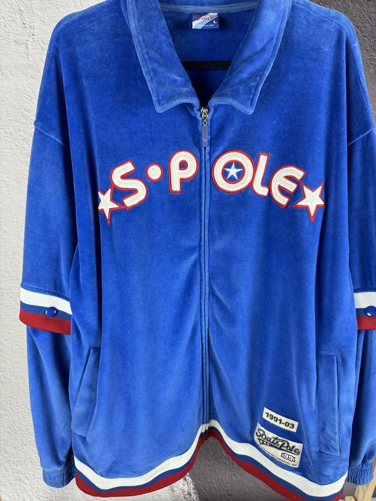 Southpole SouthPole vintage big logo basketball button sleeve jacket Size US L / EU 52-54 / 3 - 7 Thumbnail