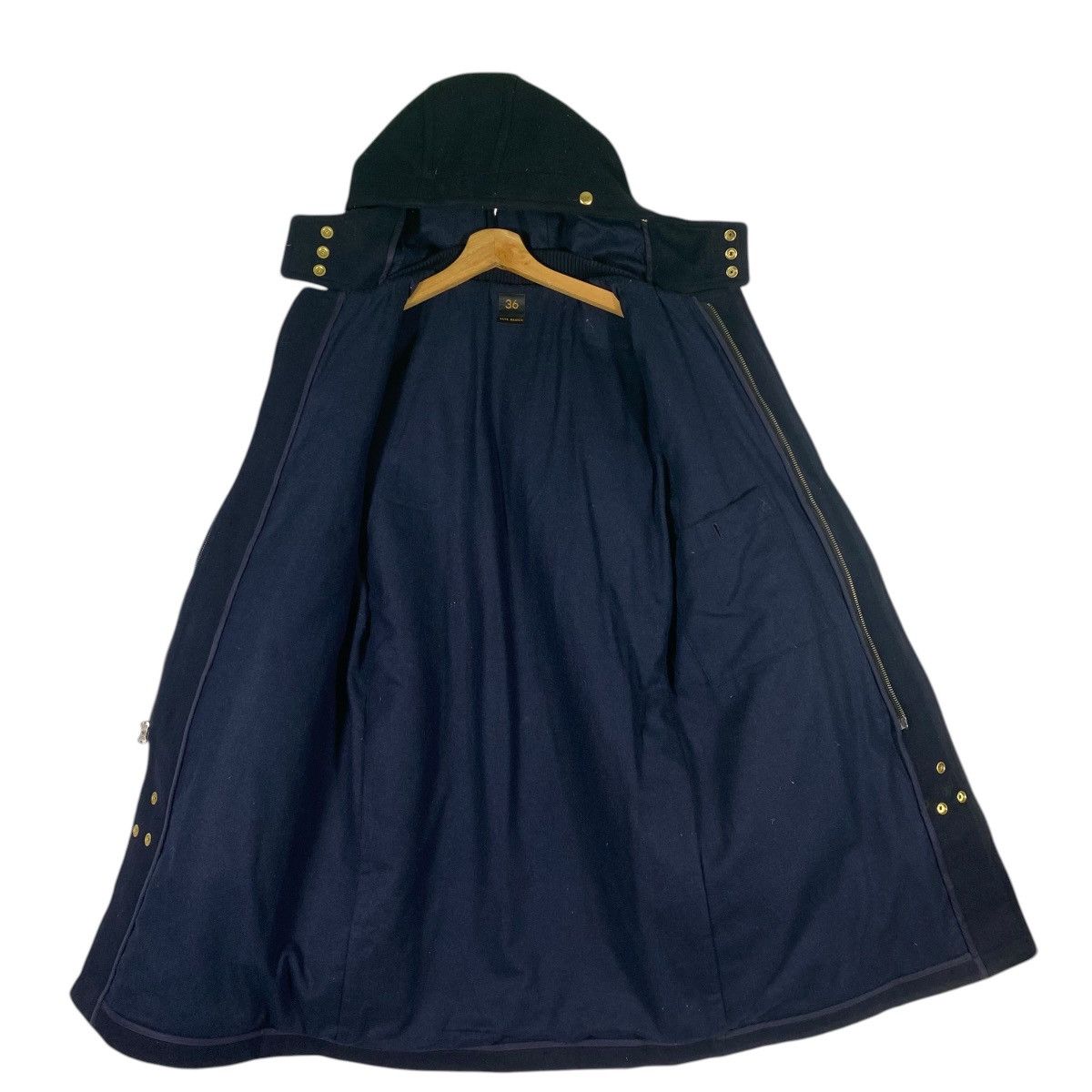 MasterPiece Masterpiece Japan Wool Duffer Coat Hoodie Toggle Jacket Size US S / EU 44-46 / 1 - 6 Thumbnail