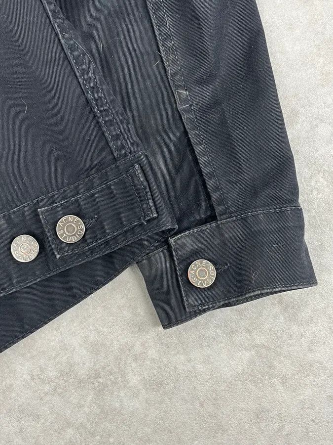 Acne Studios AW2013 Acne Studios Black Obscure Denim Trucker Jacket Size US S / EU 44-46 / 1 - 9 Thumbnail