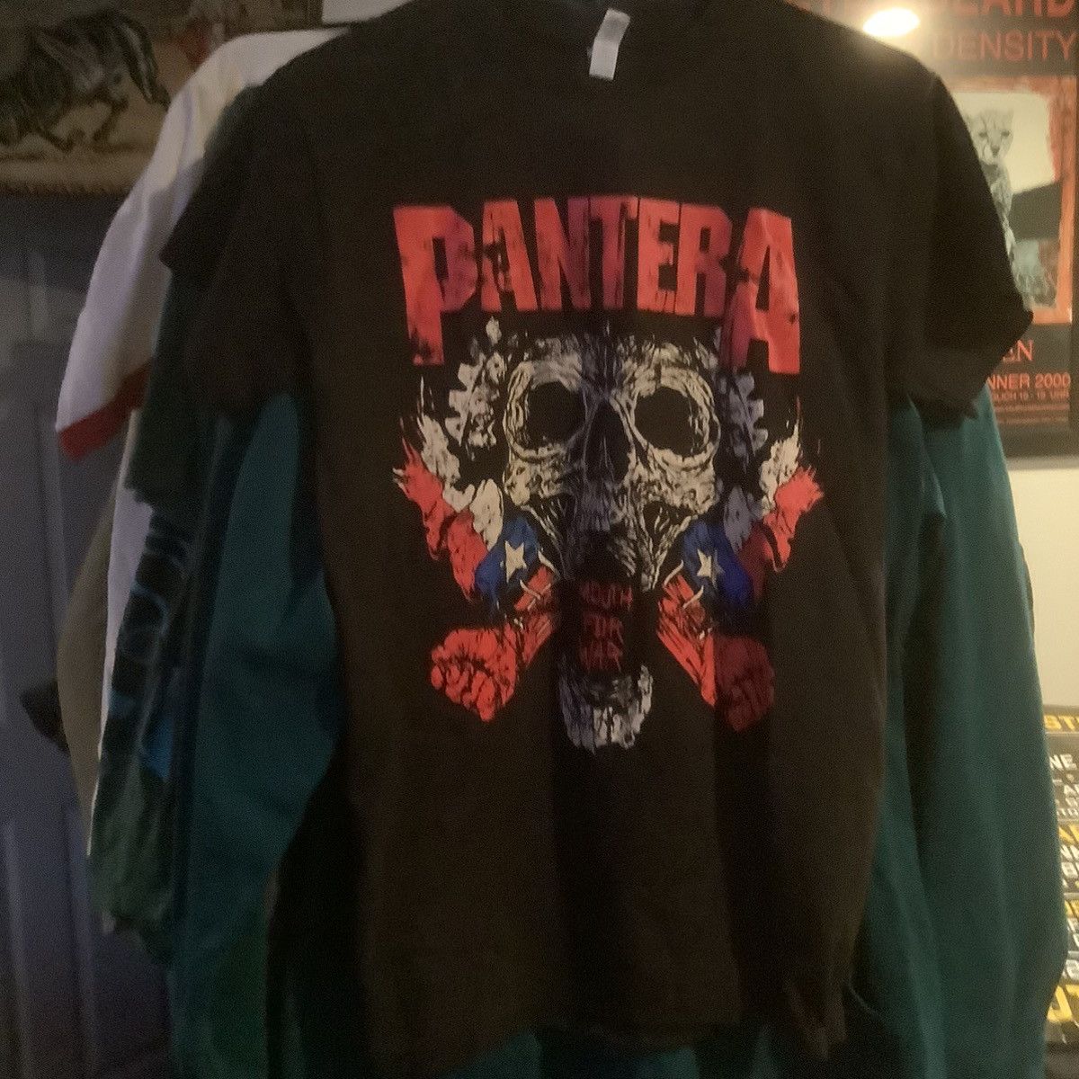 Band Tees PANTERA MOUTH FOR WAR Heavy Metal Band Black T-Shirt Size US S / EU 44-46 / 1 - 1 Thumbnail