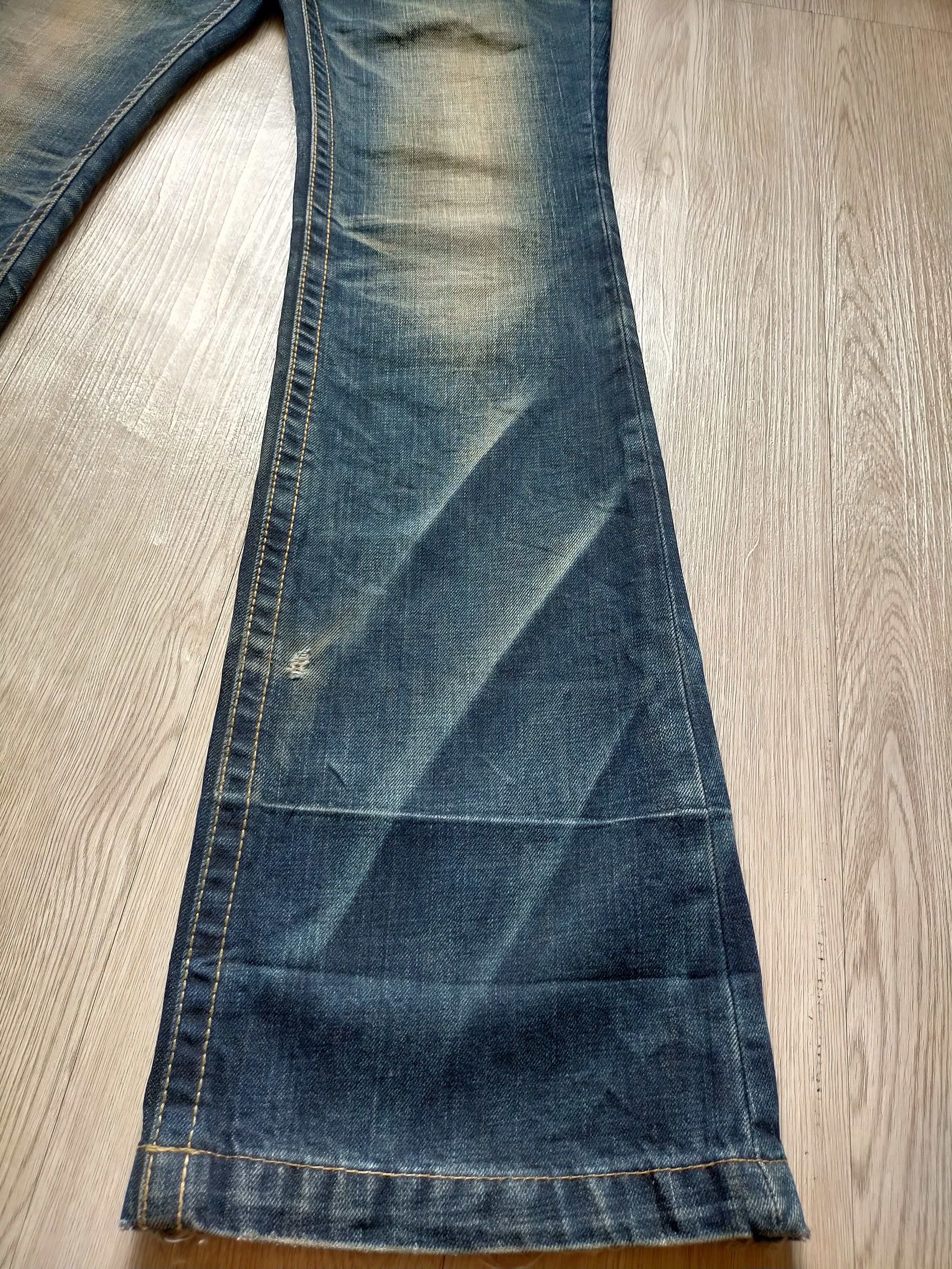 If Six Was Nine Flare Jeans Lolita Embroidered Multizipped Boot cut Denim Size US 33 - 9 Thumbnail