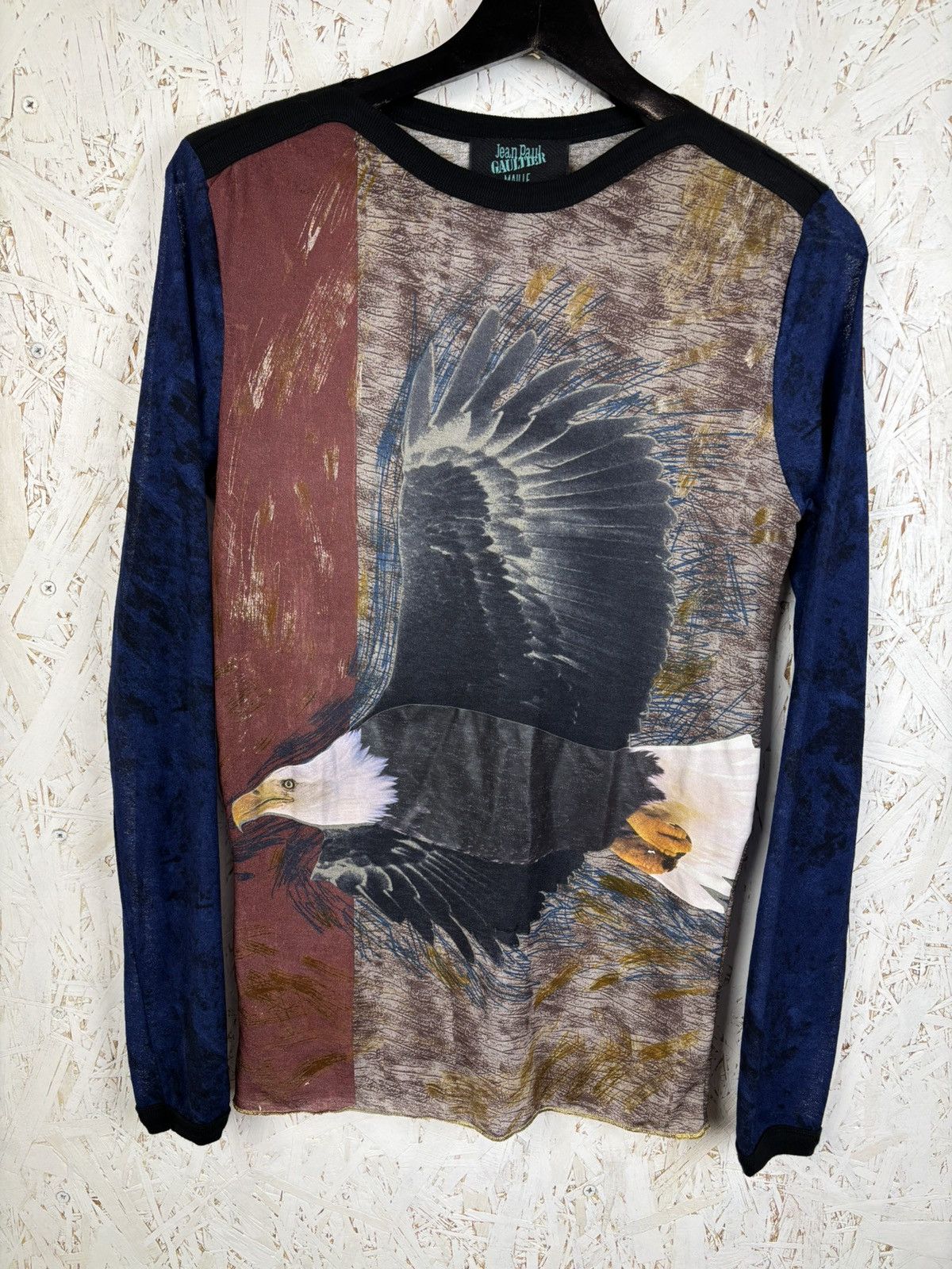 Jean Paul Gaultier Jean Paul Gaultier SS1996 Eagle Runway Mesh Long Sleeve 48 Size US M / EU 48-50 / 2 - 1 Thumbnail
