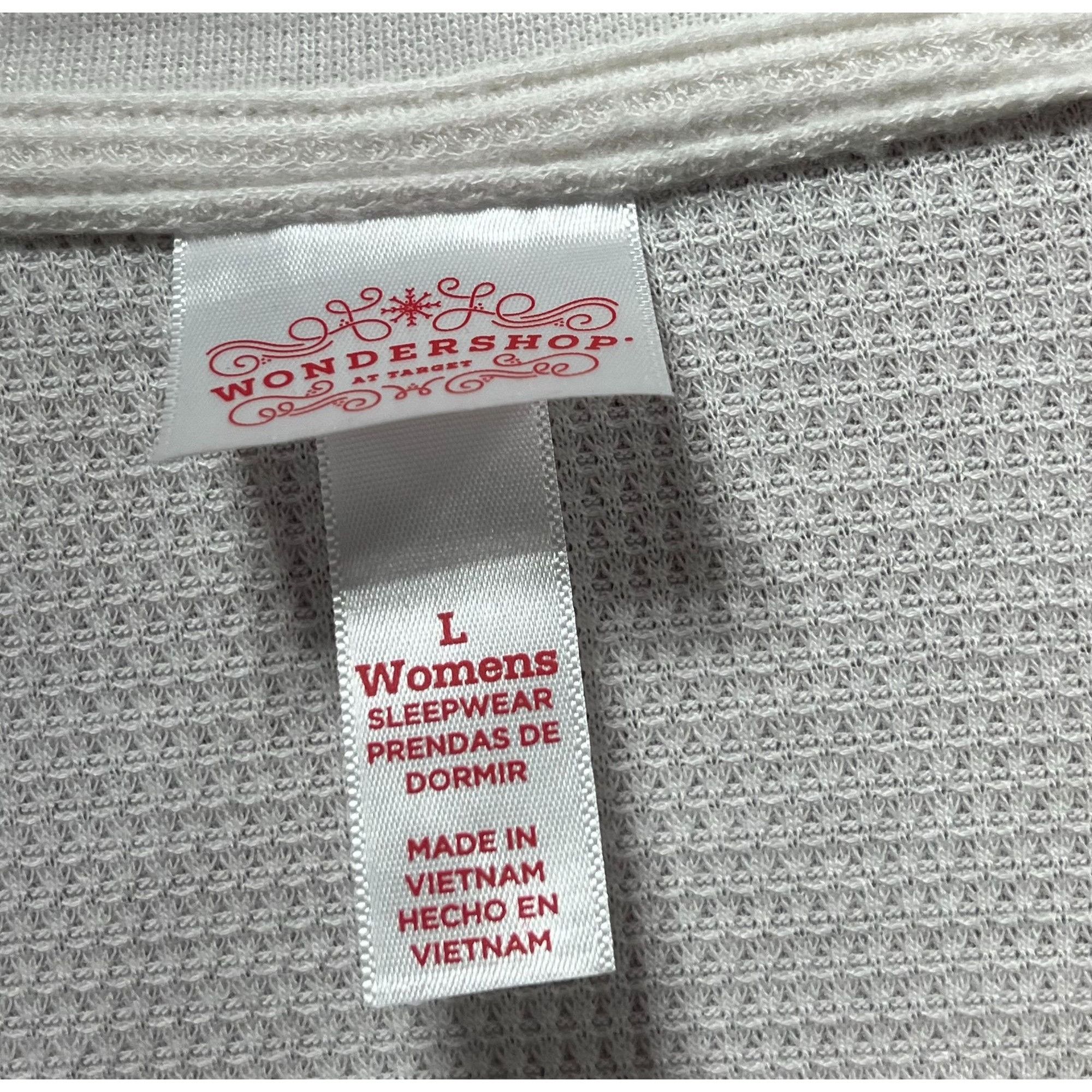Other Wonder Shop - Women's Thermal Pajamas Top - White - Large Size L / US 10 / IT 46 - 10 Thumbnail