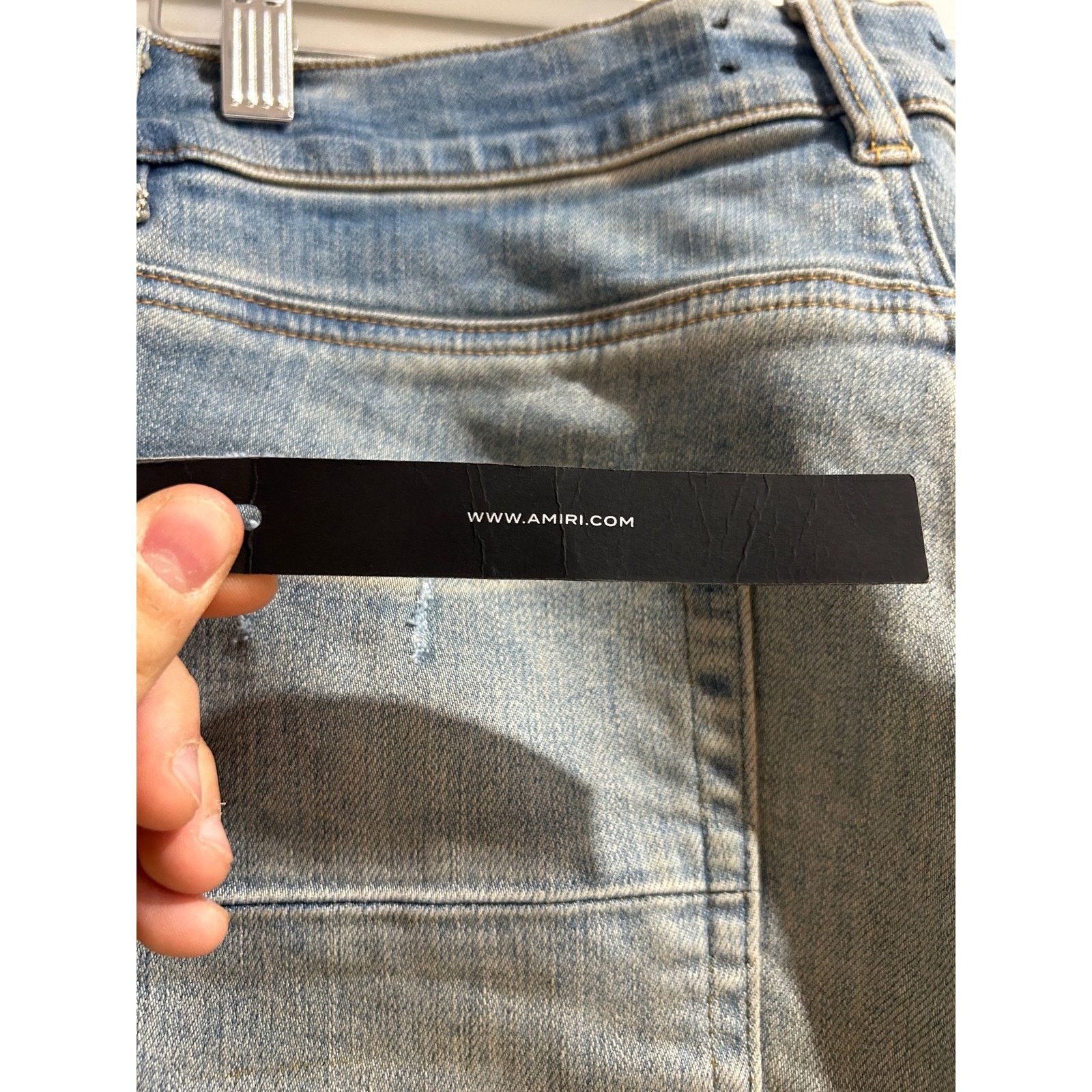 Amiri AMIRI HIBISCUS SKINNY FIT DISTRESSED JEAN SIZE 30 PREOWNED Size US 30 / EU 46 - 10 Thumbnail