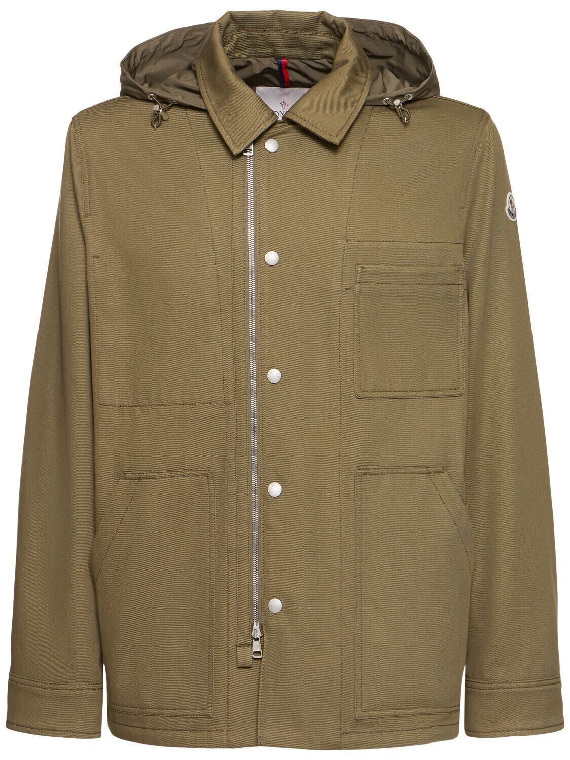 MONCLER Guerledan $1600 Men's Green Cotton Jacket New 2