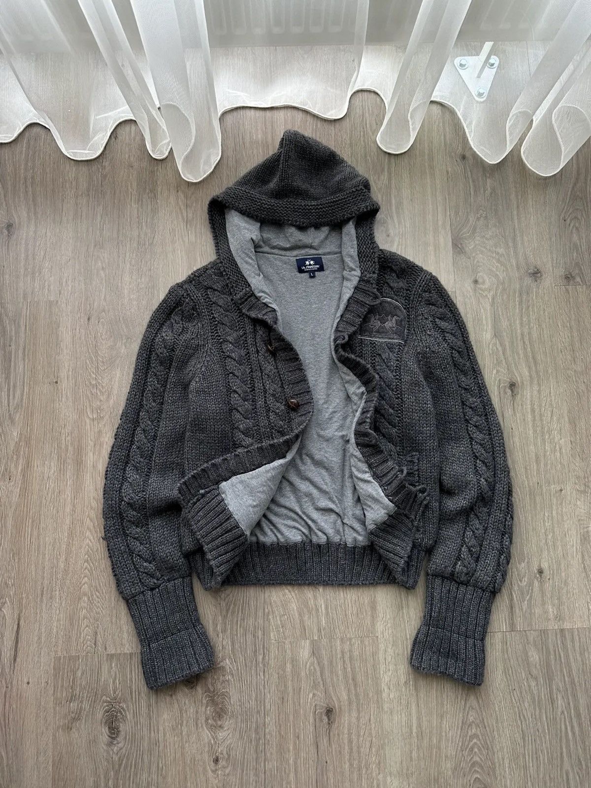 Vintage PRL La Martina Sweater Grey Polo Ralph Lauren