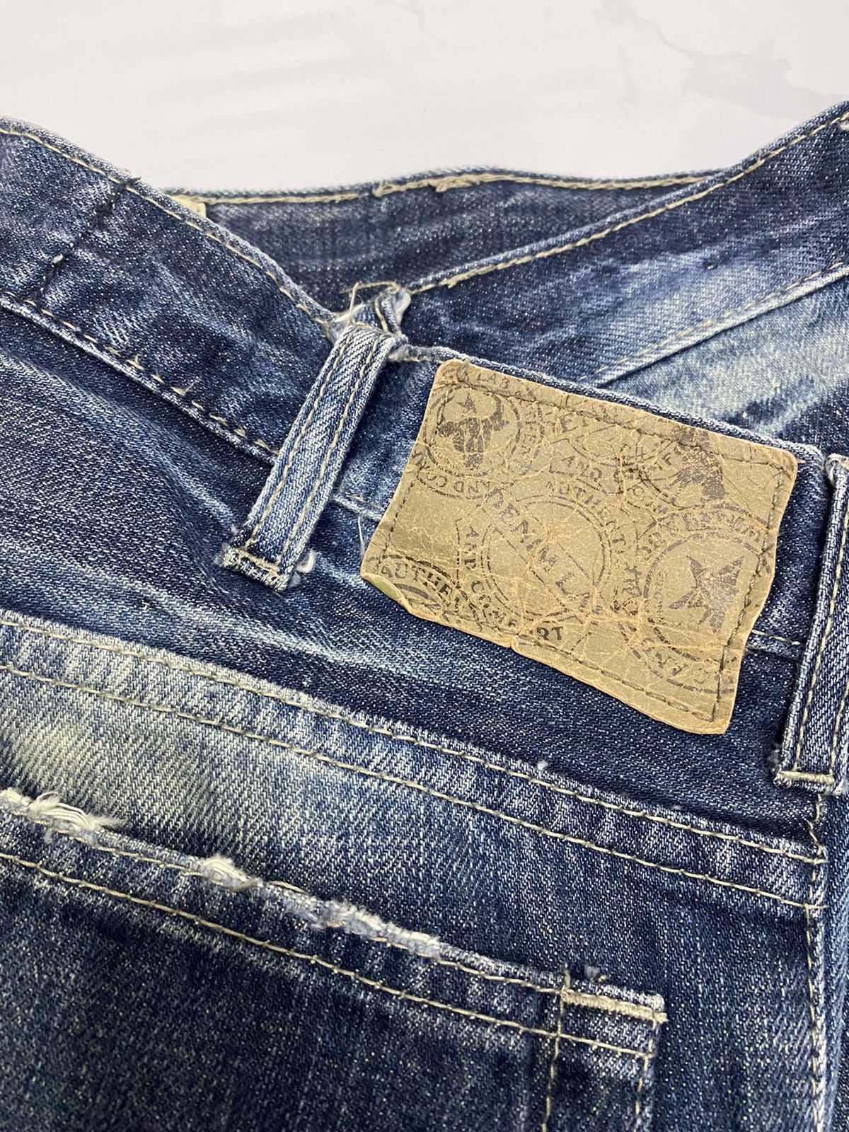 Hysteric Glamour DENIM LAB DISTRESSED DENIM UNDCOVER STYLE DESIGN DENIM JEAN Size US 32 / EU 48 - 8 Thumbnail