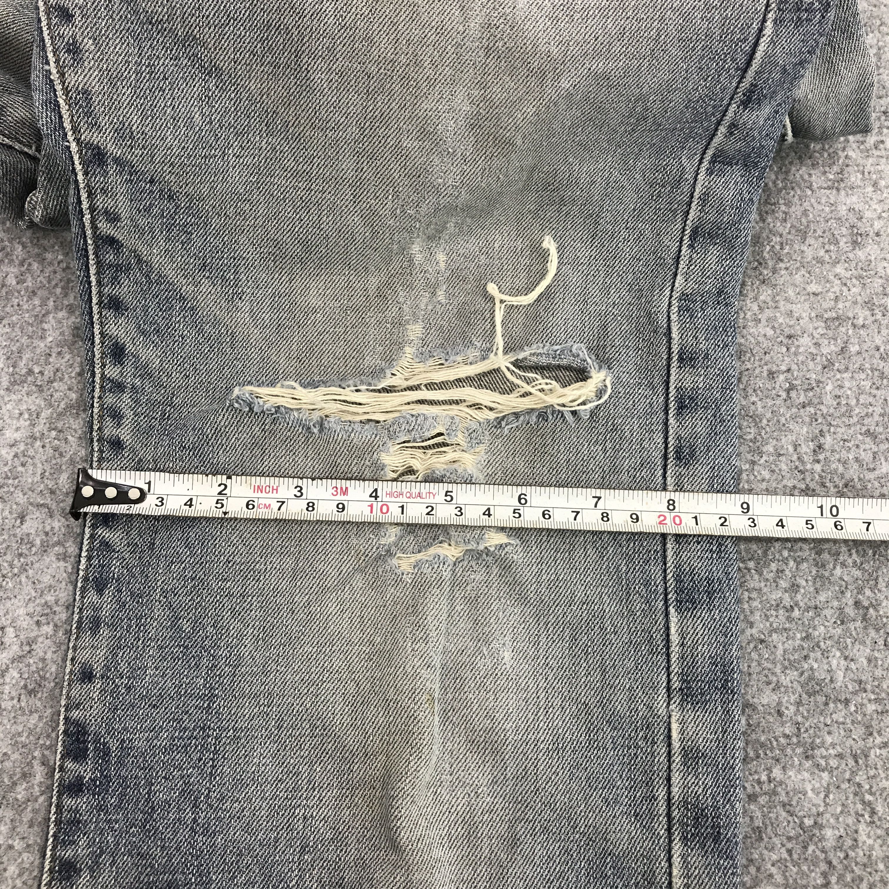 Japanese Brand bobson Brand Ripped Distressed Faded jean pants Size US 31 - 12 Thumbnail