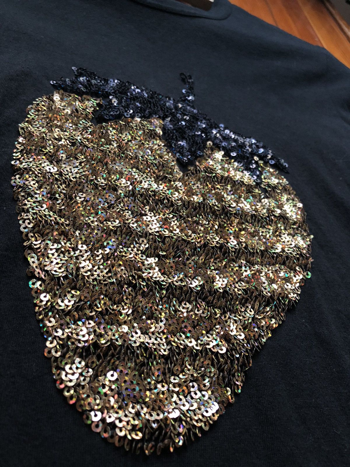 Comme des Garcons × Comme des Garcons Homme Plus × Tricot Comme des Garcons Tricot Comme des Garçons AW17 Sequin Strawberry Shirt Size S / US 4 / IT 40 - 3 Thumbnail