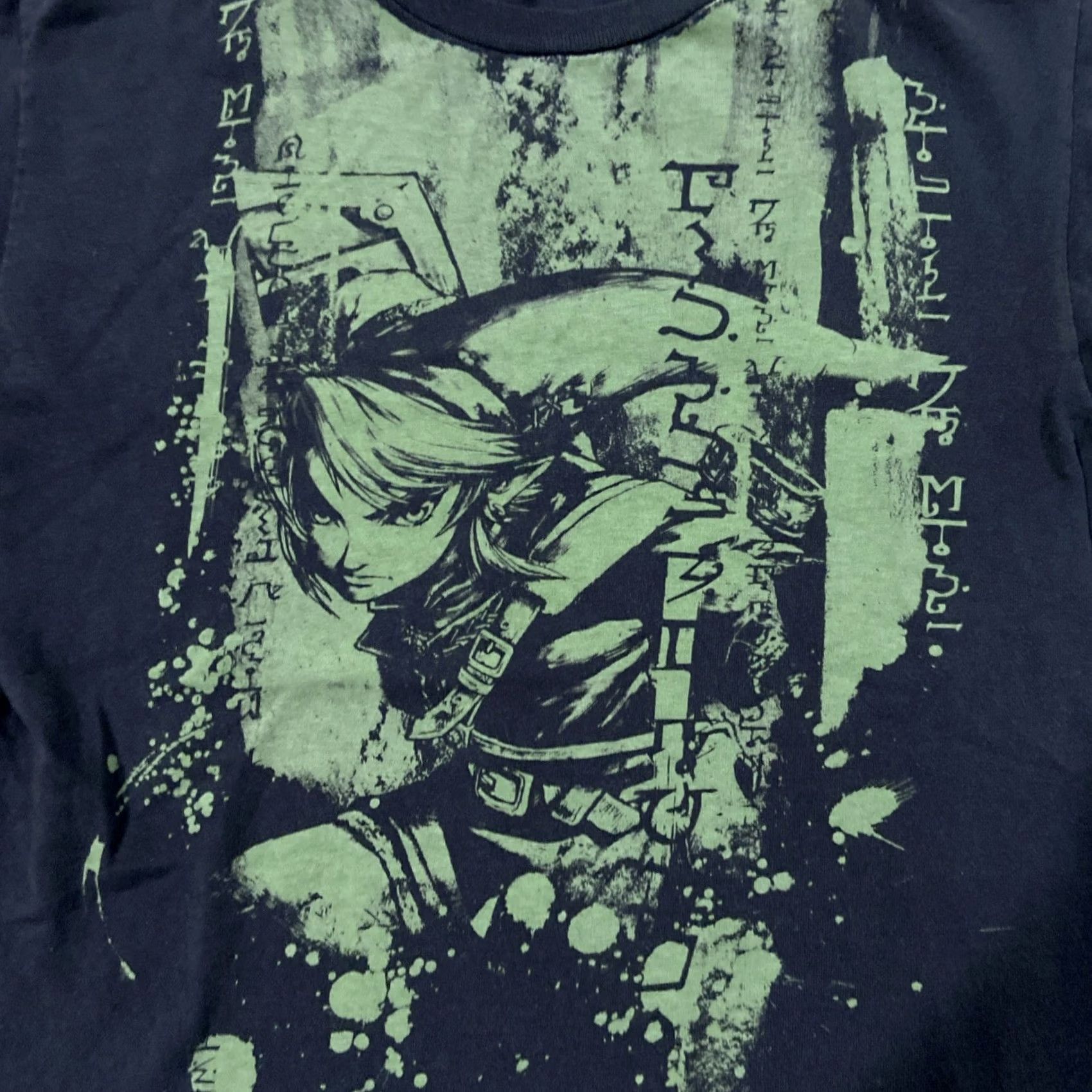 Vintage VINTAGE The Legend of Zelda Link Video Games Shirt Unisex Adults S Black 2000s Delta Pro Weight T-Shirt Short Sleeve Crew Neck Graphic Print Size US S / EU 44-46 / 1 - 5 Thumbnail