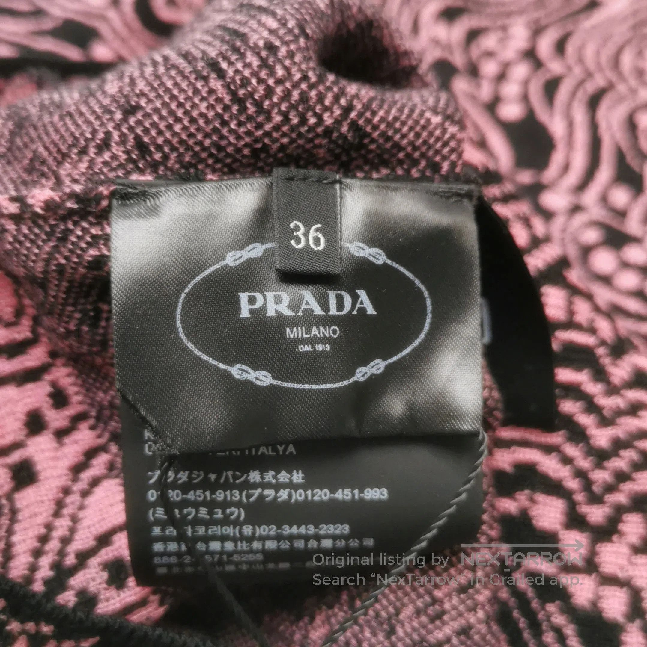 Prada Prada Colorblocked Wool Blend Turtleneck Sweater . Size XXS / US 00 / IT 34 - 9 Thumbnail