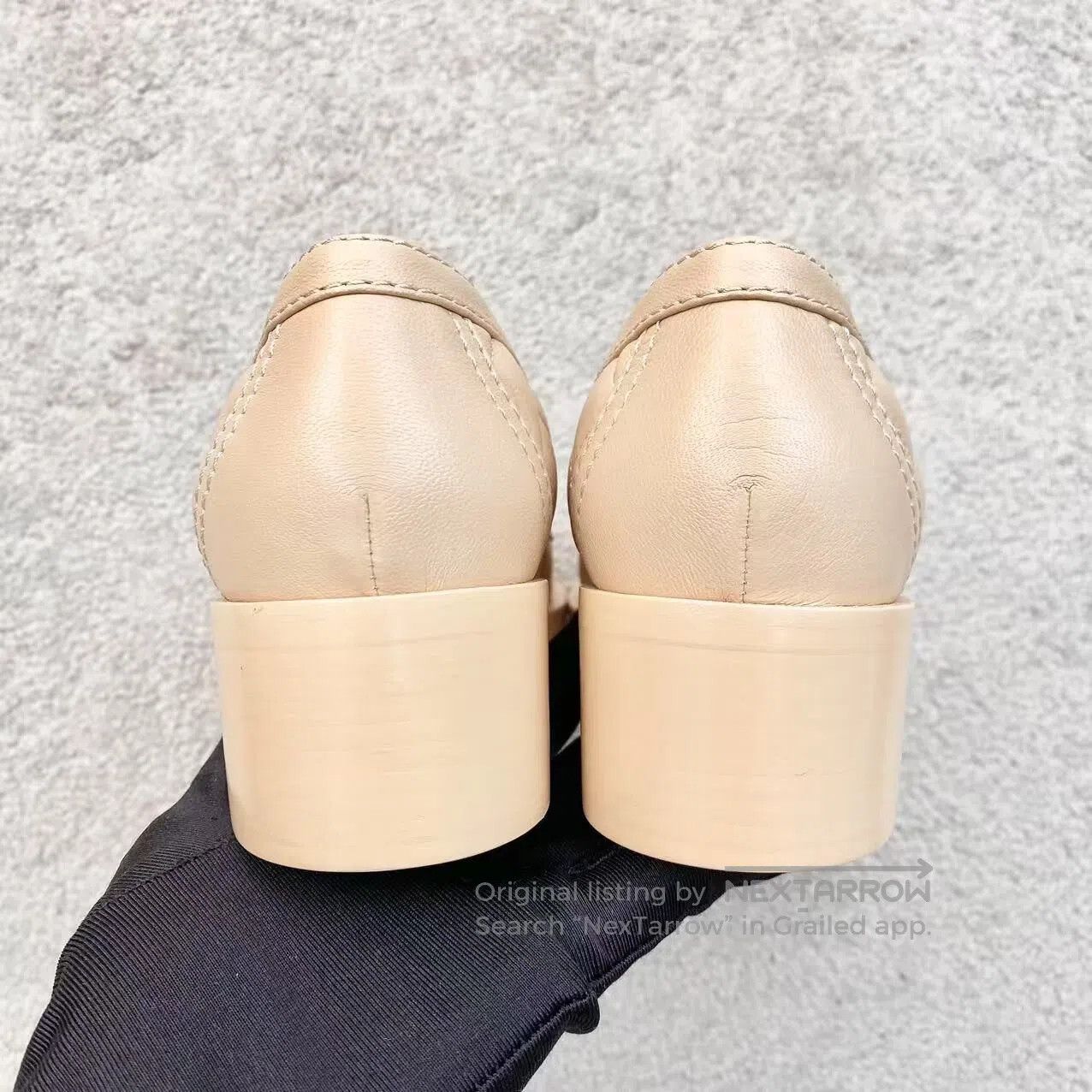 Chanel Chanel Love diamond plaid black embossed loafers| Size US 6 / IT 36 - 6 Thumbnail