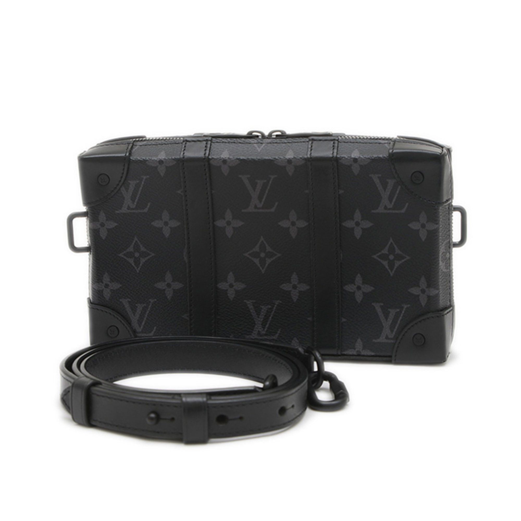Louis Vuitton Monogram Eclipse Soft Trunk Wallet Shoulder Bag M69838, Women's