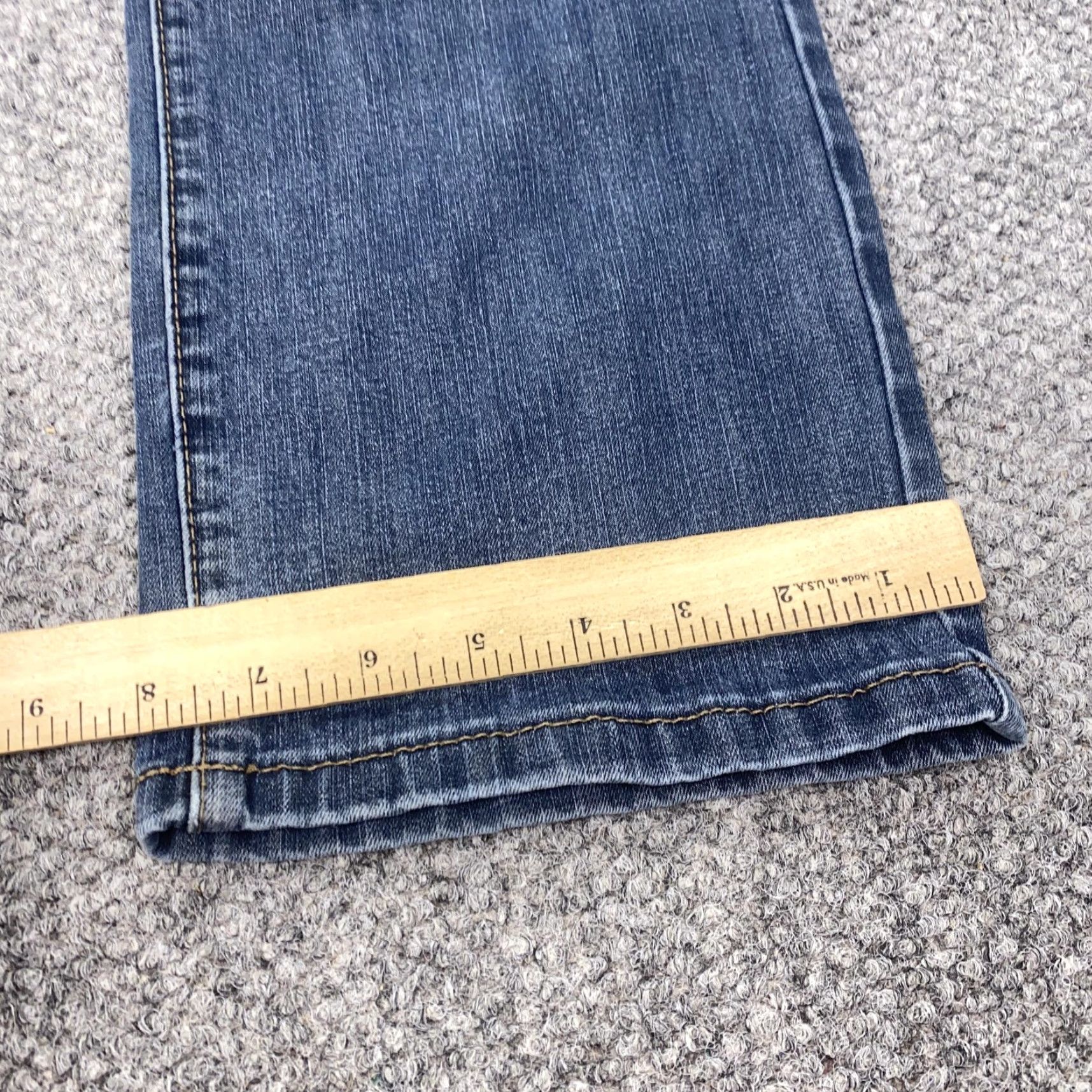 Wrangler VINTAGE Wrangler Jeans Mens 38x31 Blue Stretch Denim Straight Five Pocket 87WMMSD Mens Size US 38 / EU 54 - 6 Thumbnail