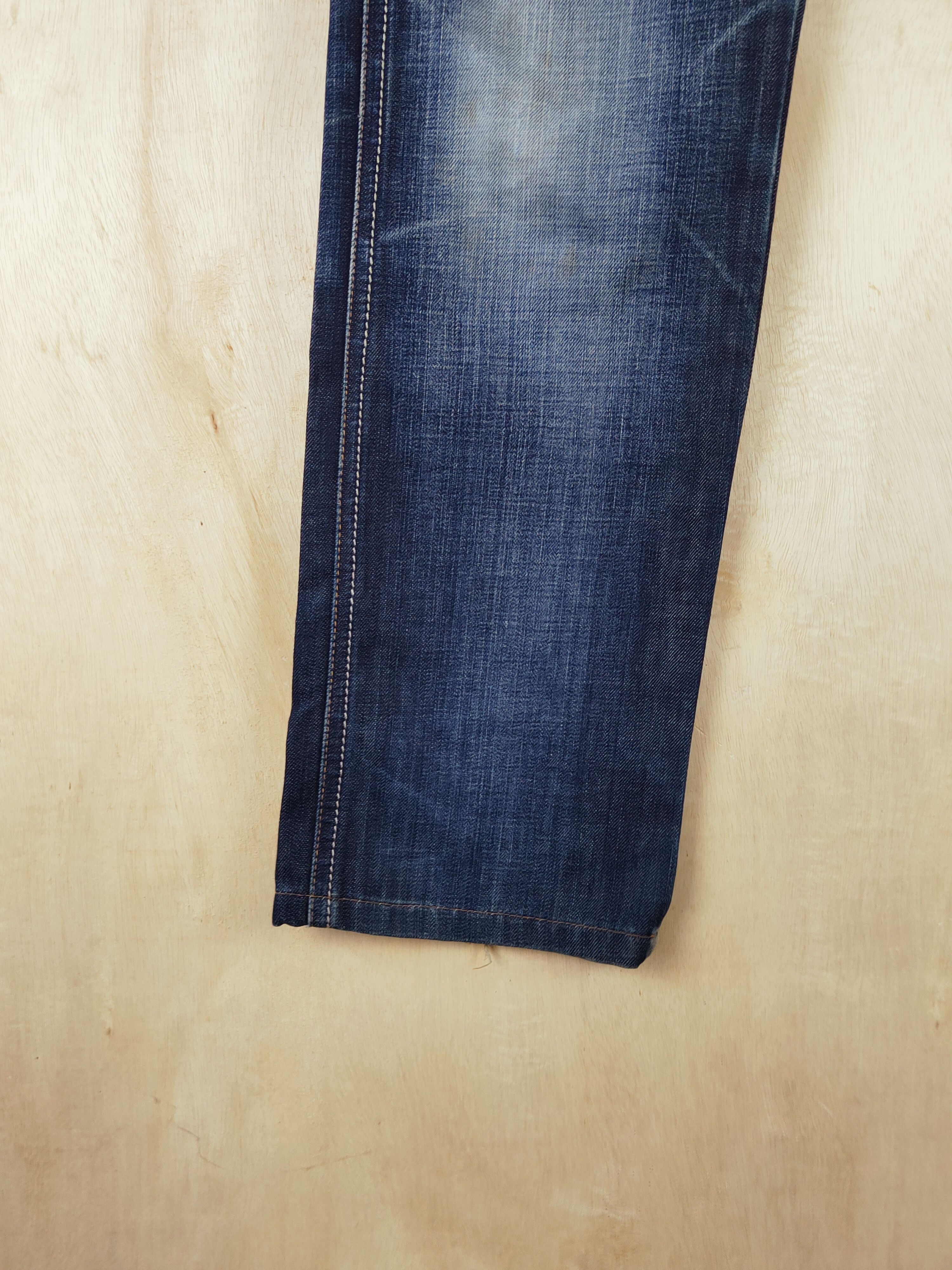 Marithe + Francois Girbaud Marithe Francois Girbaud Blue Distressed Ripped Jeans #S2671 Size US 34 / EU 50 - 4 Thumbnail