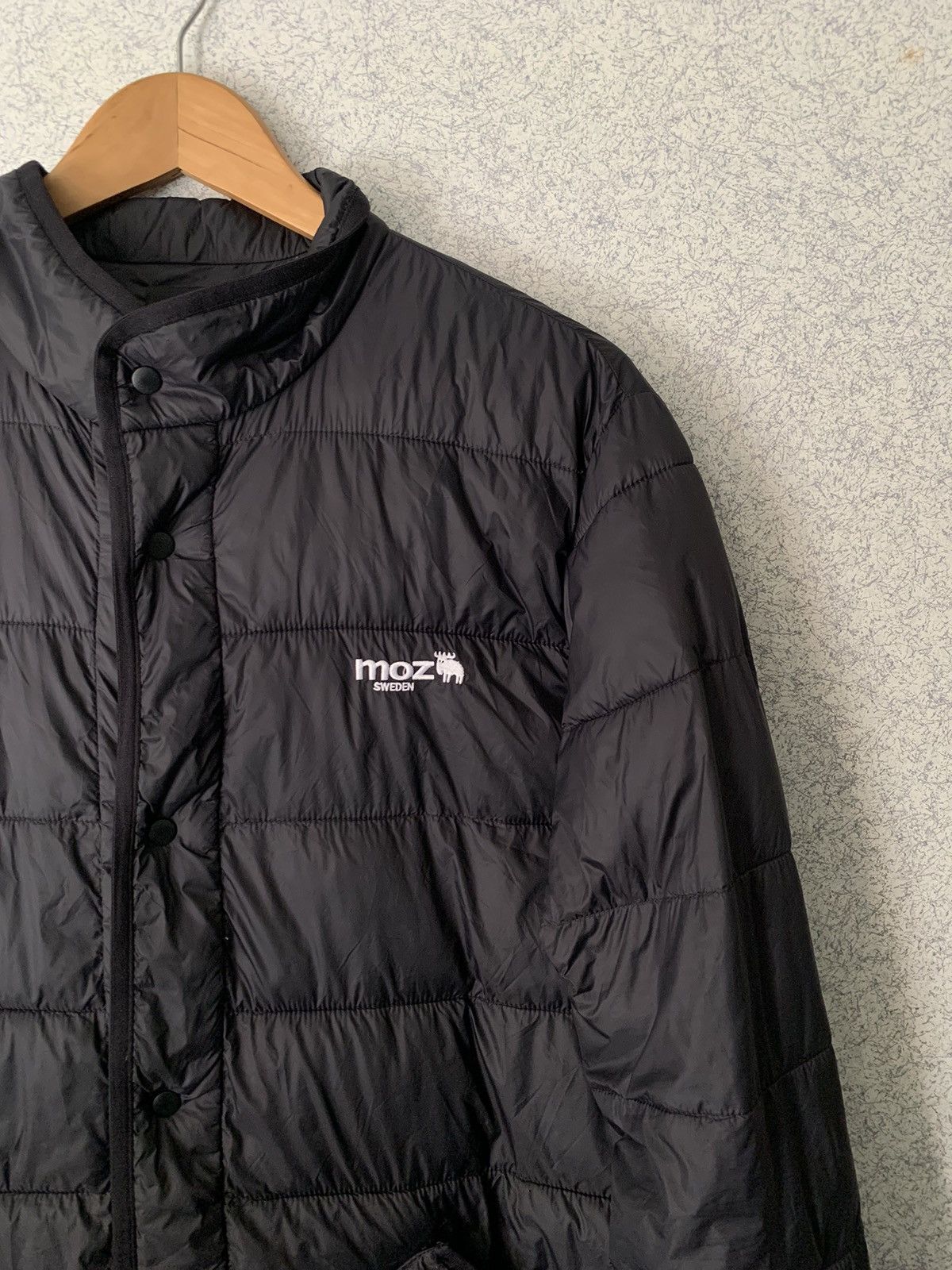 Designer × Japanese Brand MOZ SWEEDEN PUFFER JACKET ALL BLACK Size US L / EU 52-54 / 3 - 2 Thumbnail