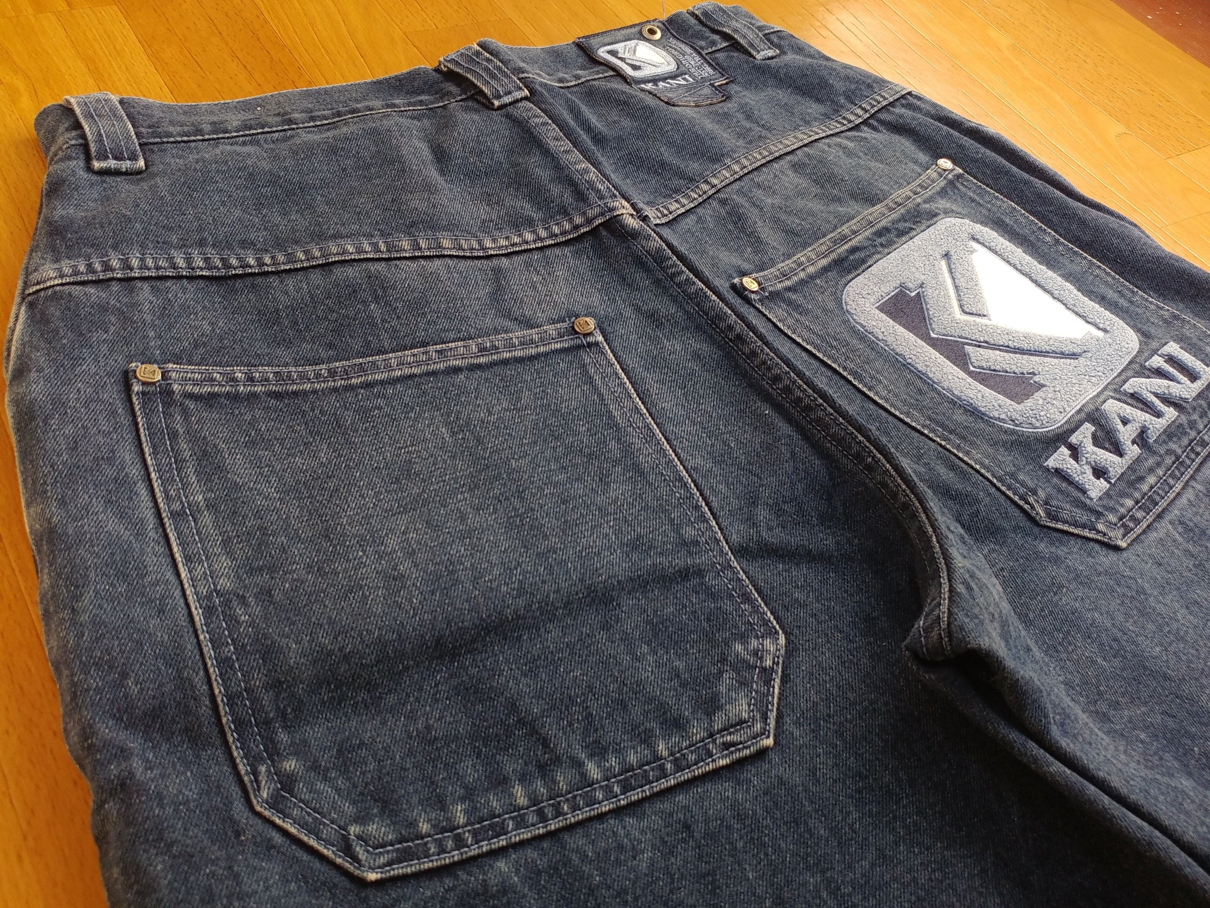 Karl Kani KARL KANI shorts, vintage hip hop baggy jeans, 90s size W 32 Size US 32 / EU 48 - 6 Thumbnail