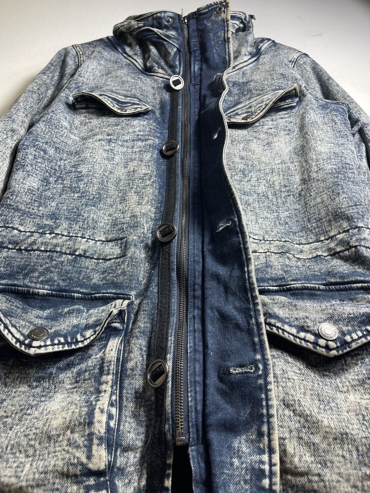 Japanese Brand Japanese Brand Growth By Grail Denim Parka jacket Size US L / EU 52-54 / 3 - 6 Thumbnail