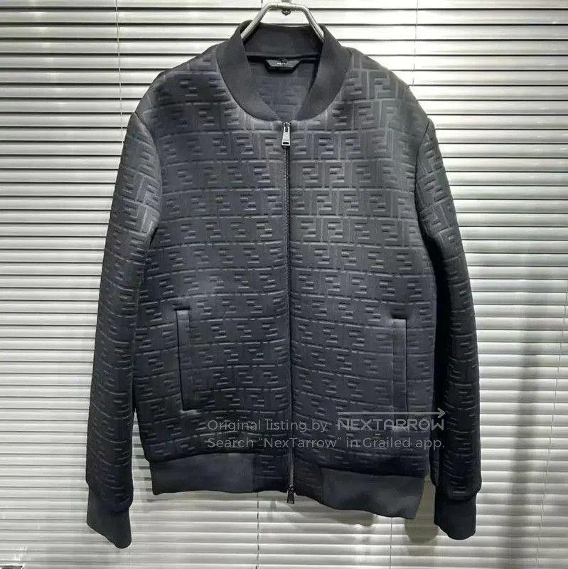 Fendi Fendi Black Men's Bomber Jacket . Size US M / EU 48-50 / 2 - 1 Thumbnail