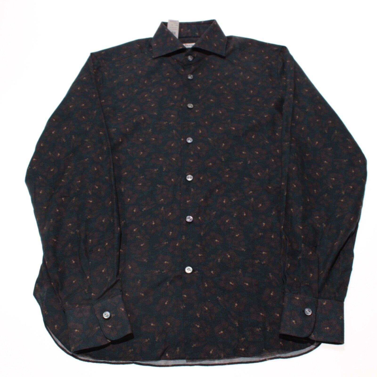 Kiton Kiton New with tags Shirt Size M US In Green Size US M / EU 48-50 / 2 - 2 Thumbnail