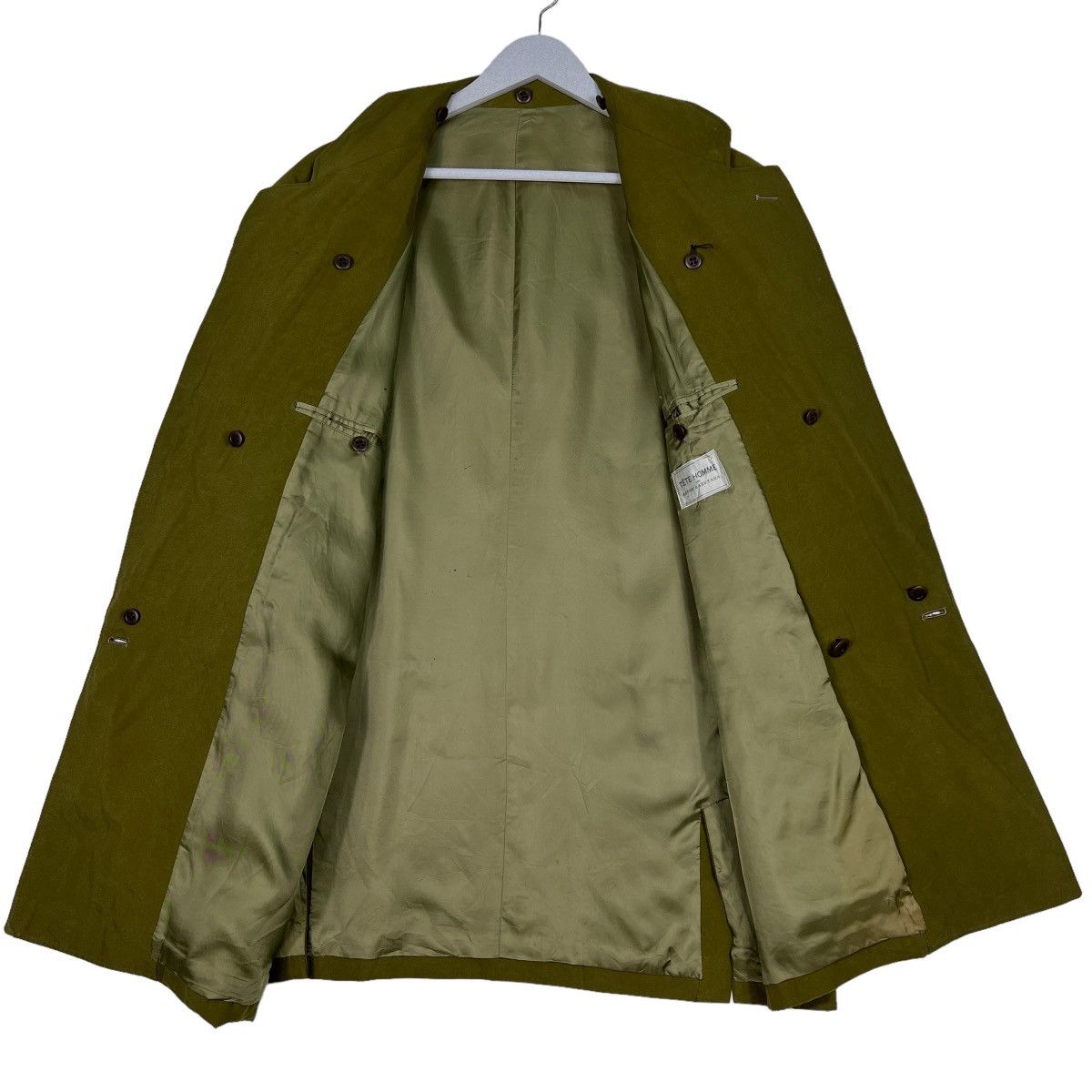 Issey Miyake 🔥 TETE HOMME par KATOH KAZUTAKA DOUBLE BREAST LAZER JACKET Size US L / EU 52-54 / 3 - 12 Thumbnail