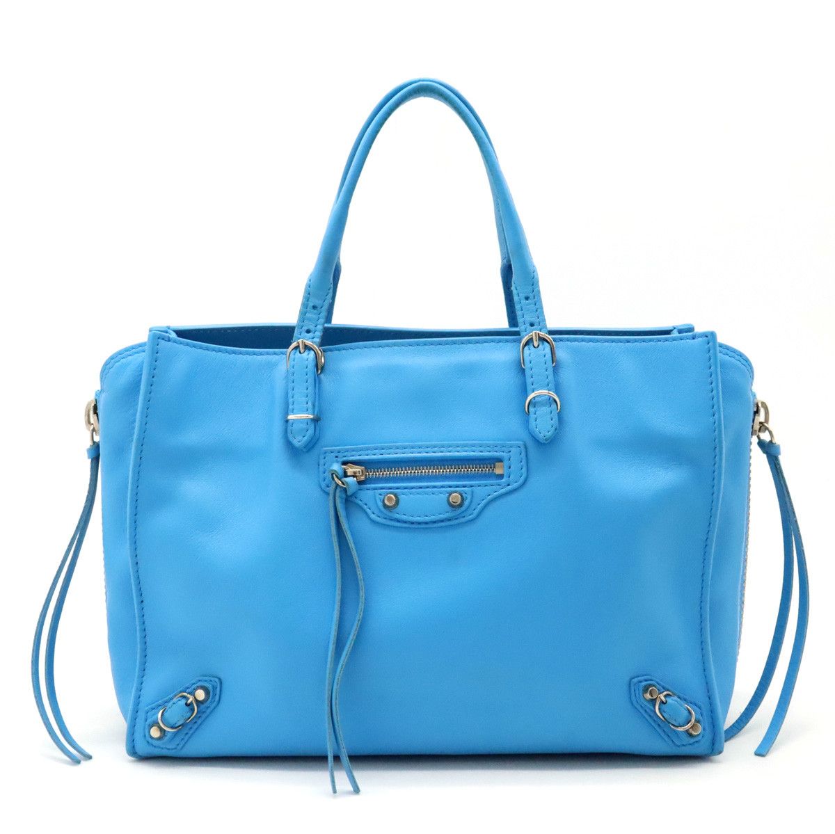 Balenciaga Balenciaga Balenciaga Leather Paper A6 Zip Around Handbag 370926 Leather Handbag 370926 in Great Condition Size ONE SIZE - 1 Thumbnail