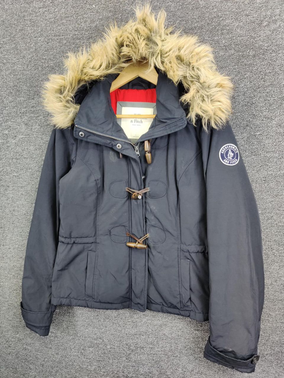 Abercrombie & Fitch Vintage Abercrombie & Fitch Fur Bomber Jacket Size US L / EU 52-54 / 3 - 2 Thumbnail