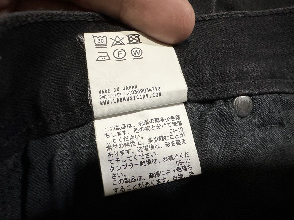 Japanese Brand × Lad Musician 🔥Y2K Archived Lad Musician Wrap Bondage Denim Black Size US 28 / EU 44 - 18 Thumbnail