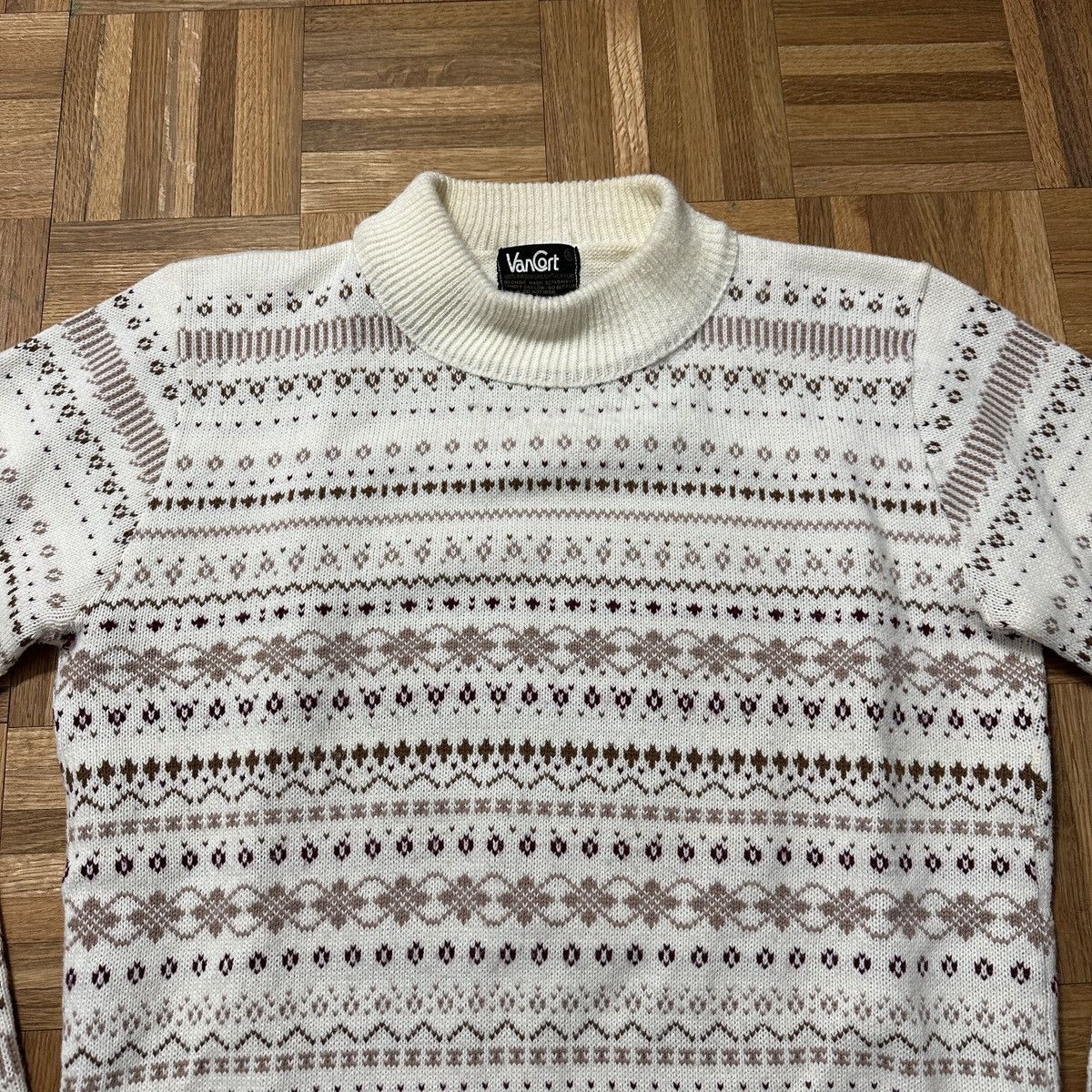 Vintage Vintage Van Cort turtleneck sweater Size US XL / EU 56 / 4 - 3 Thumbnail
