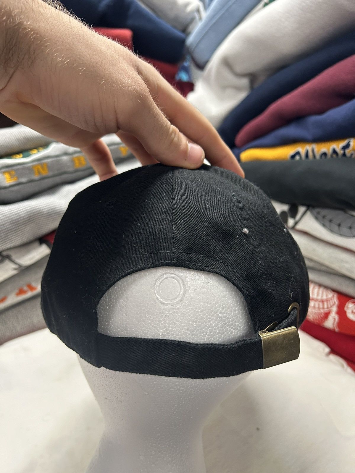 Band Tees × Vintage Crazy Black Katy Perry Witness Tour Strapback Baseball Cap Size ONE SIZE - 2 Thumbnail