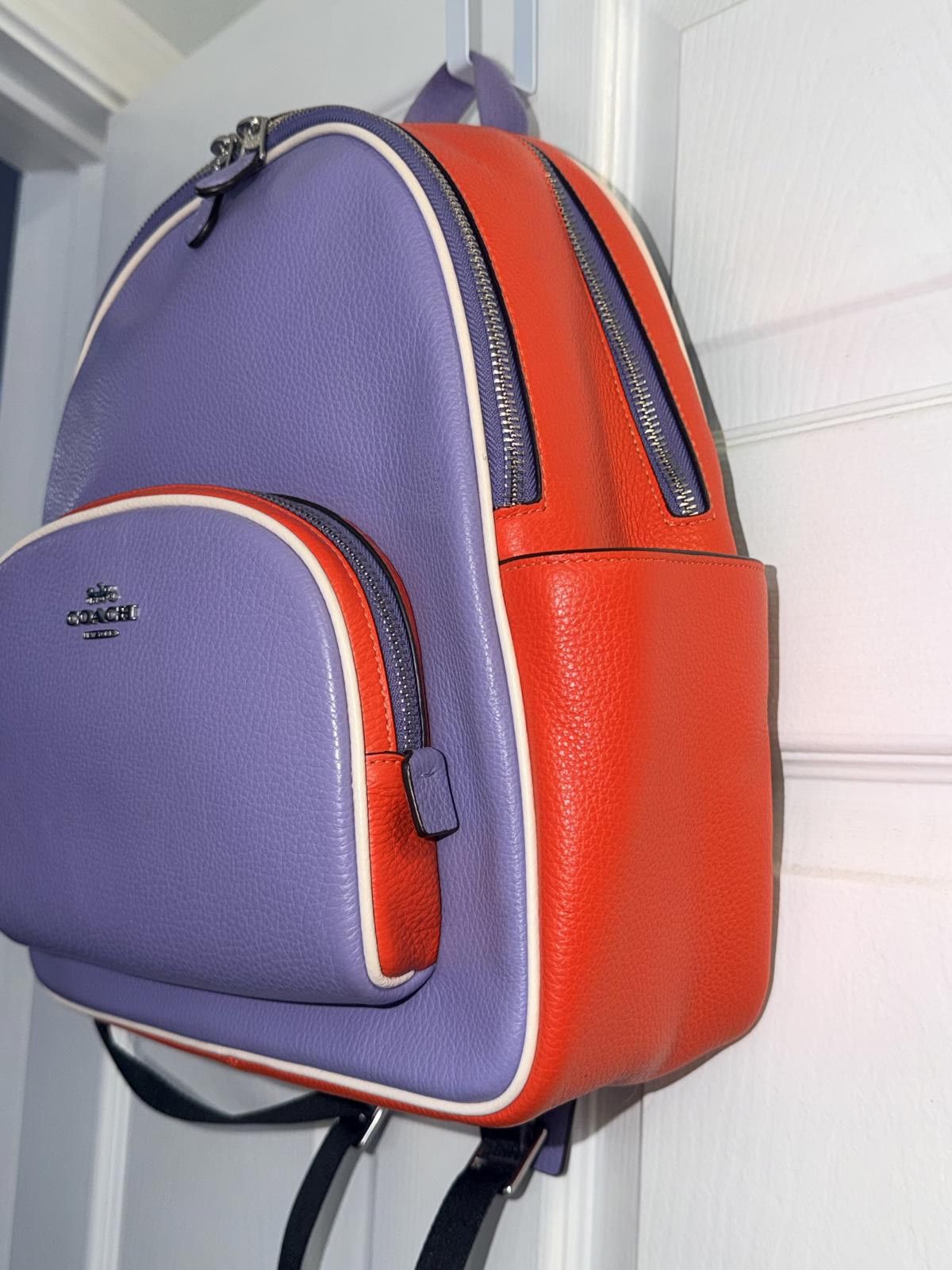 Coach Coach Court Backpack In Colorblock - Multi Violet CR768 Size ONE SIZE - 2 Thumbnail