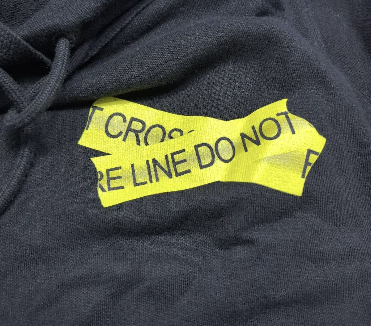 Off-White Off-White Black Firetape Hoodie Size US XS / EU 42 / 0 - 5 Thumbnail