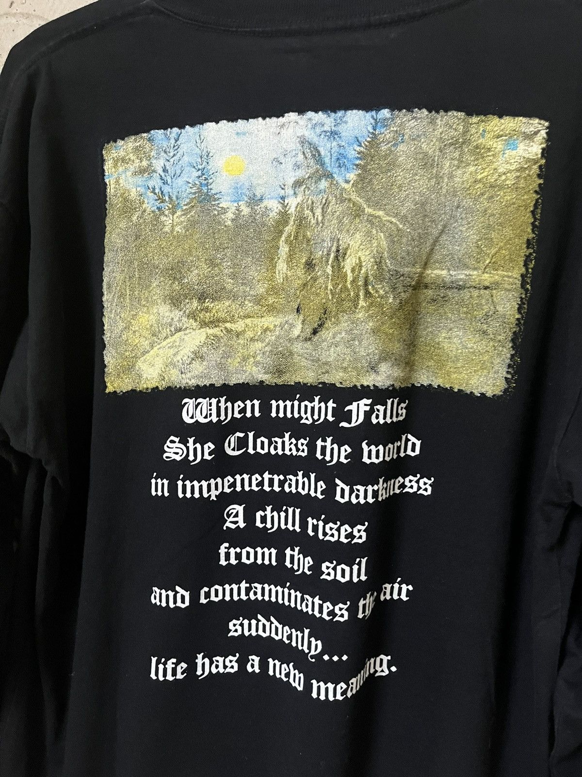 Band Tees × Vintage 1990s Burzum Filosofem Longsleeve Size US L / EU 52-54 / 3 - 9 Thumbnail