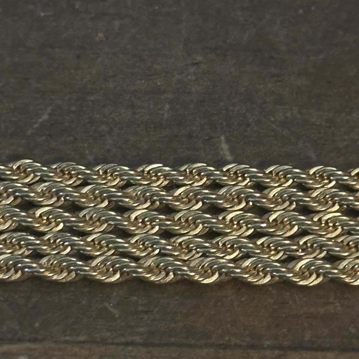 Vintage Vintage gold tone multi strand rope chain bracelet Size ONE SIZE - 5 Thumbnail